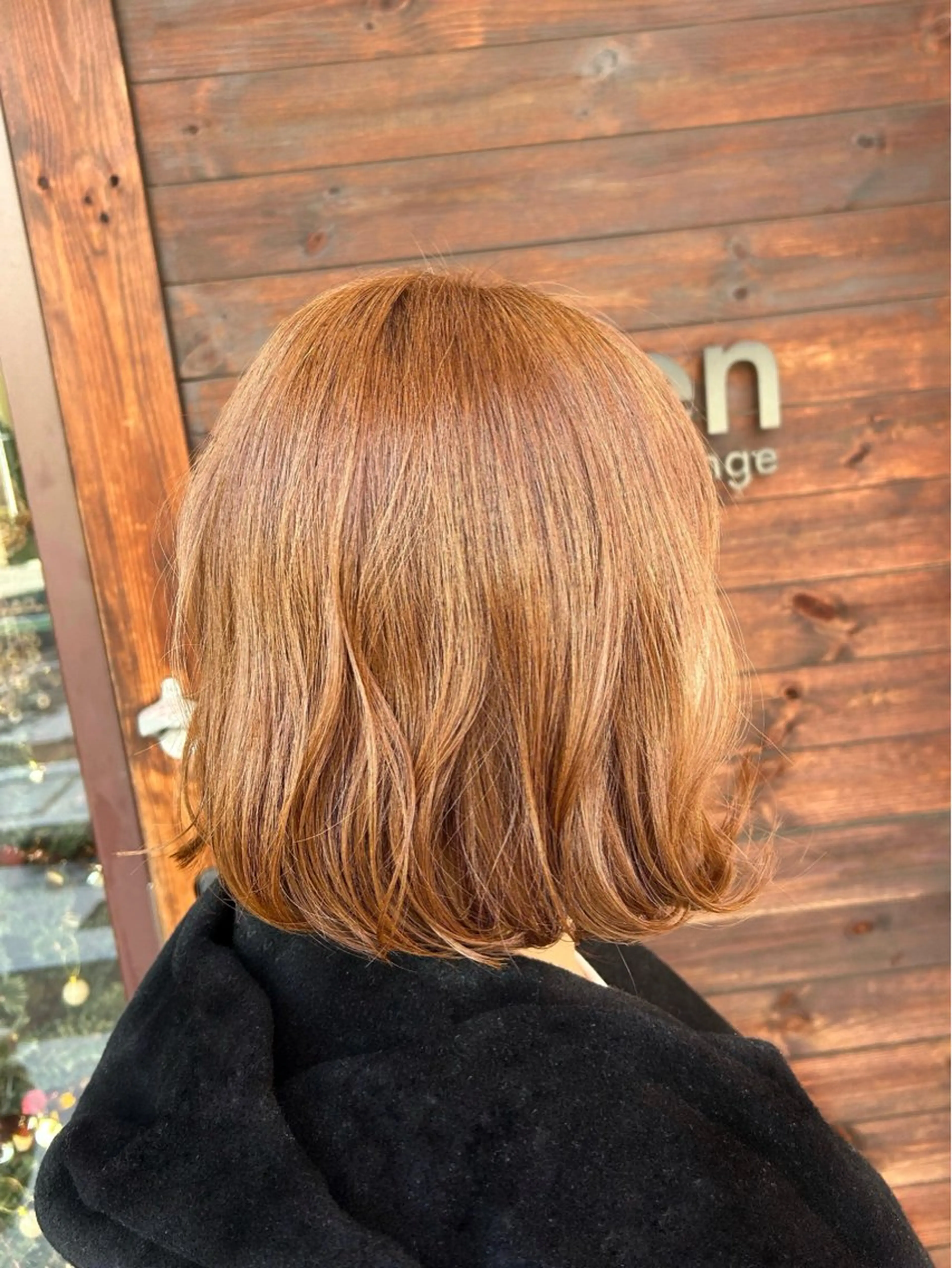 ショート カラー ヘアアレンジ ベージュカラー ボブ 外ハネヘア カット ヘアカラー トリートメント ヘアセット goen hair lounge（ゴエン）所属・米村（北岡）慶子 お店変わりました！のヘアスタイル