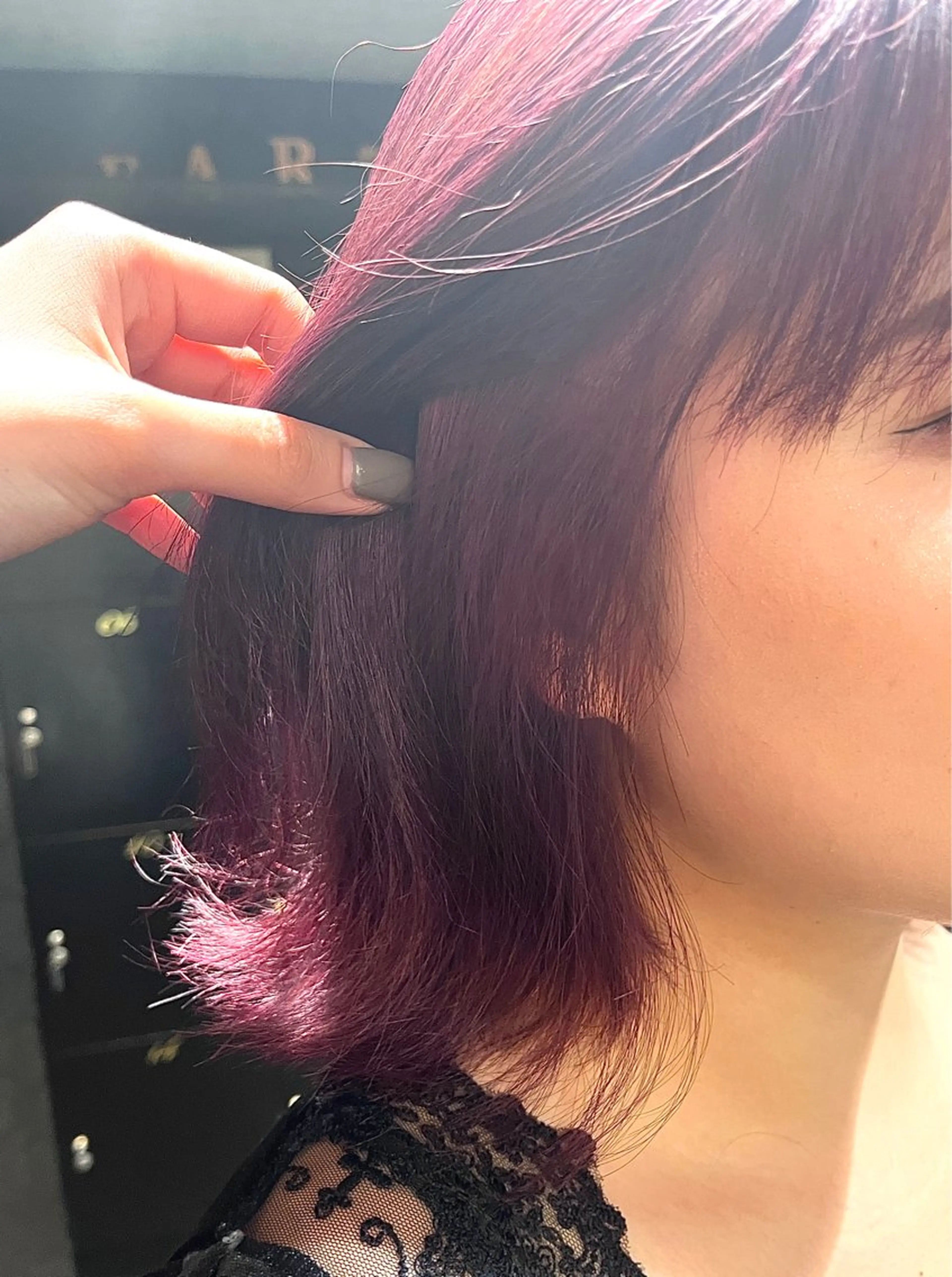 ミディアム カラー 🫧透明感カラー🫧 mana🫧のヘアスタイル