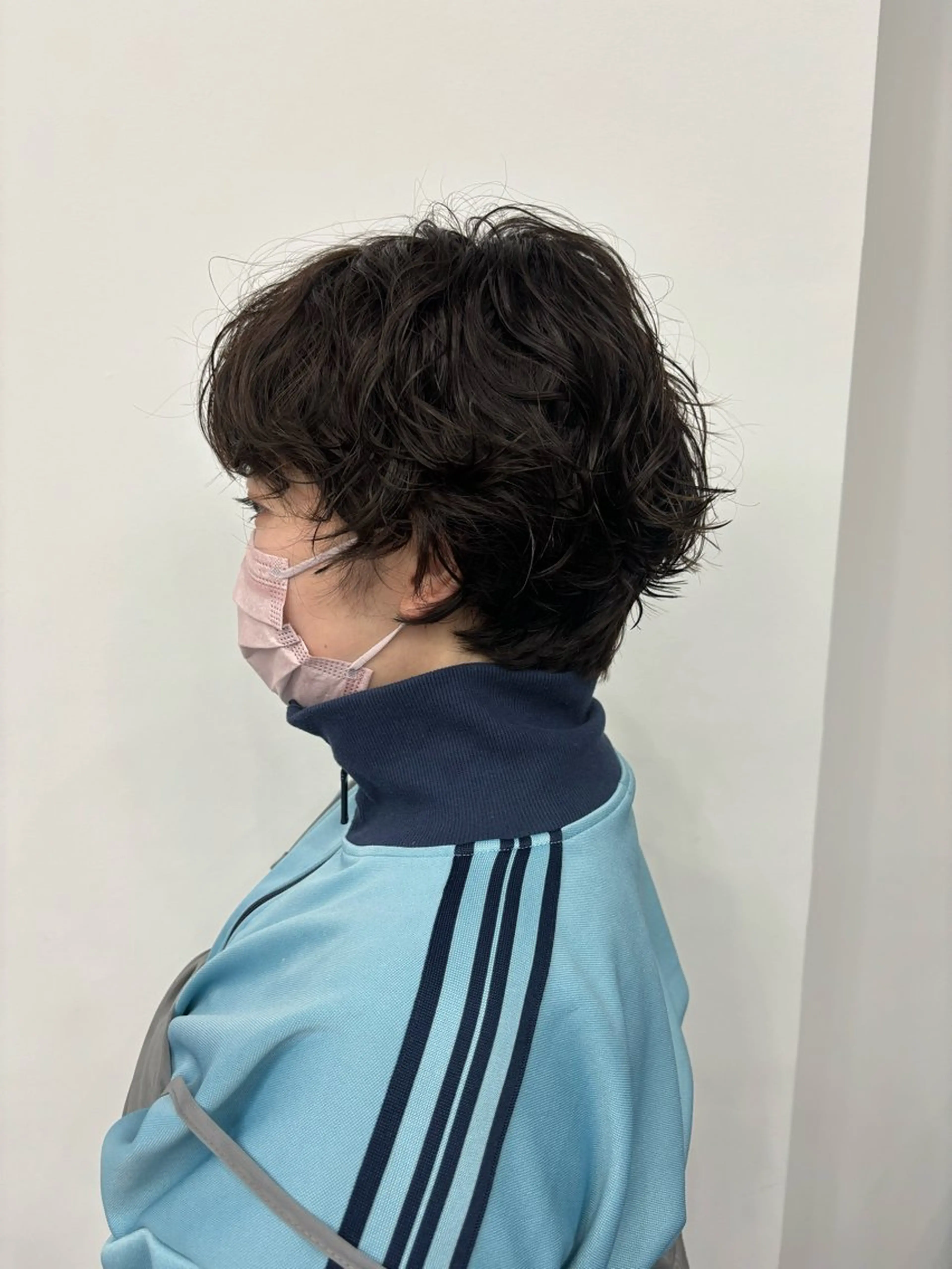 ショート カラー パーマ ヘアアレンジ マエダ アズミ🌱のヘアスタイル