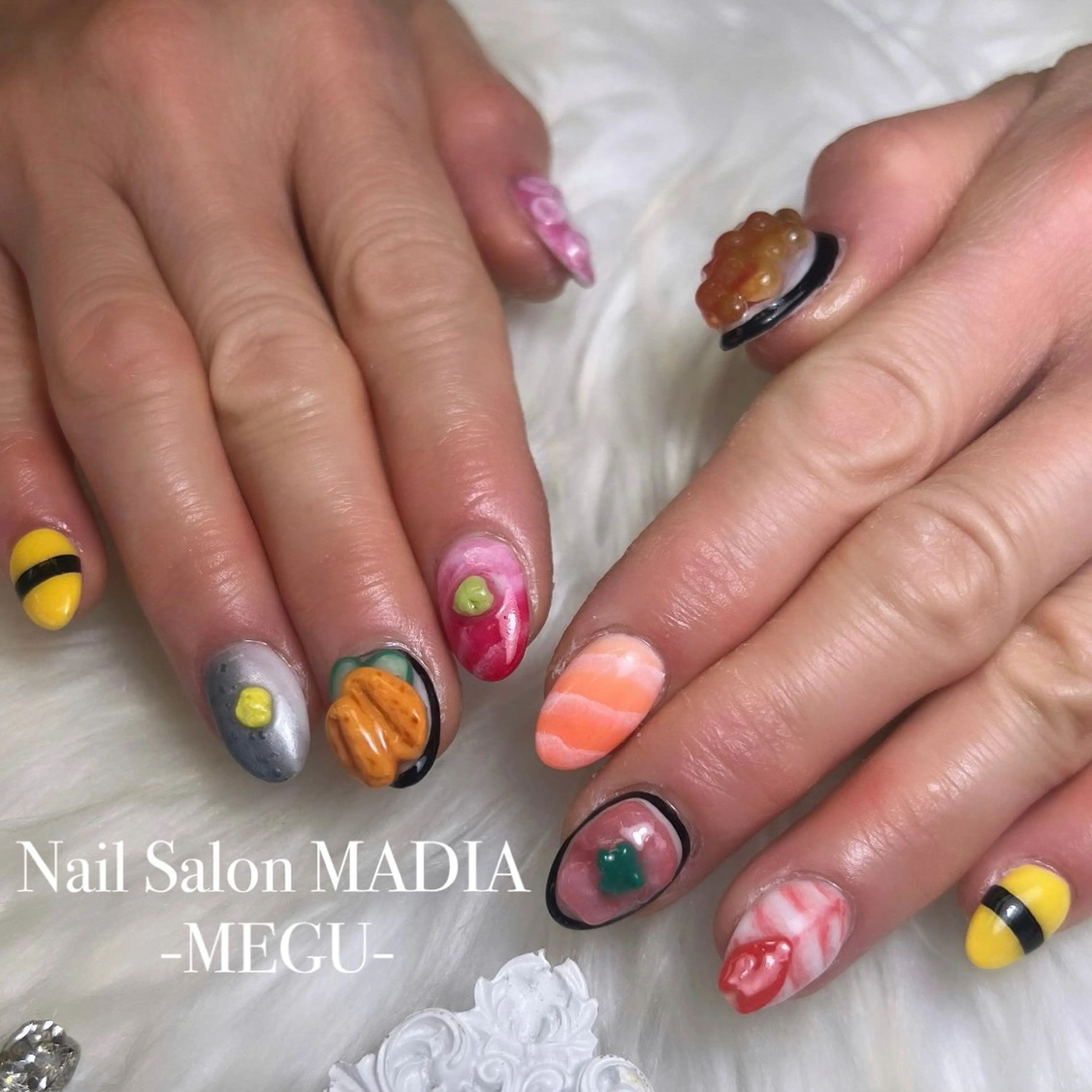 ネイル MADIA藤沢所属・MADIA MEGUのネイルデザイン