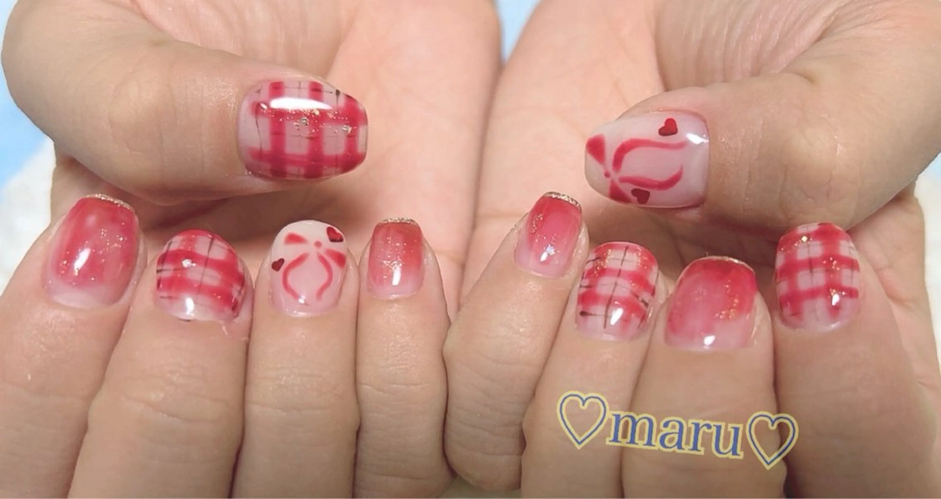 ネイル ハンドネイル フットネイル まるみ ♡のネイルデザイン