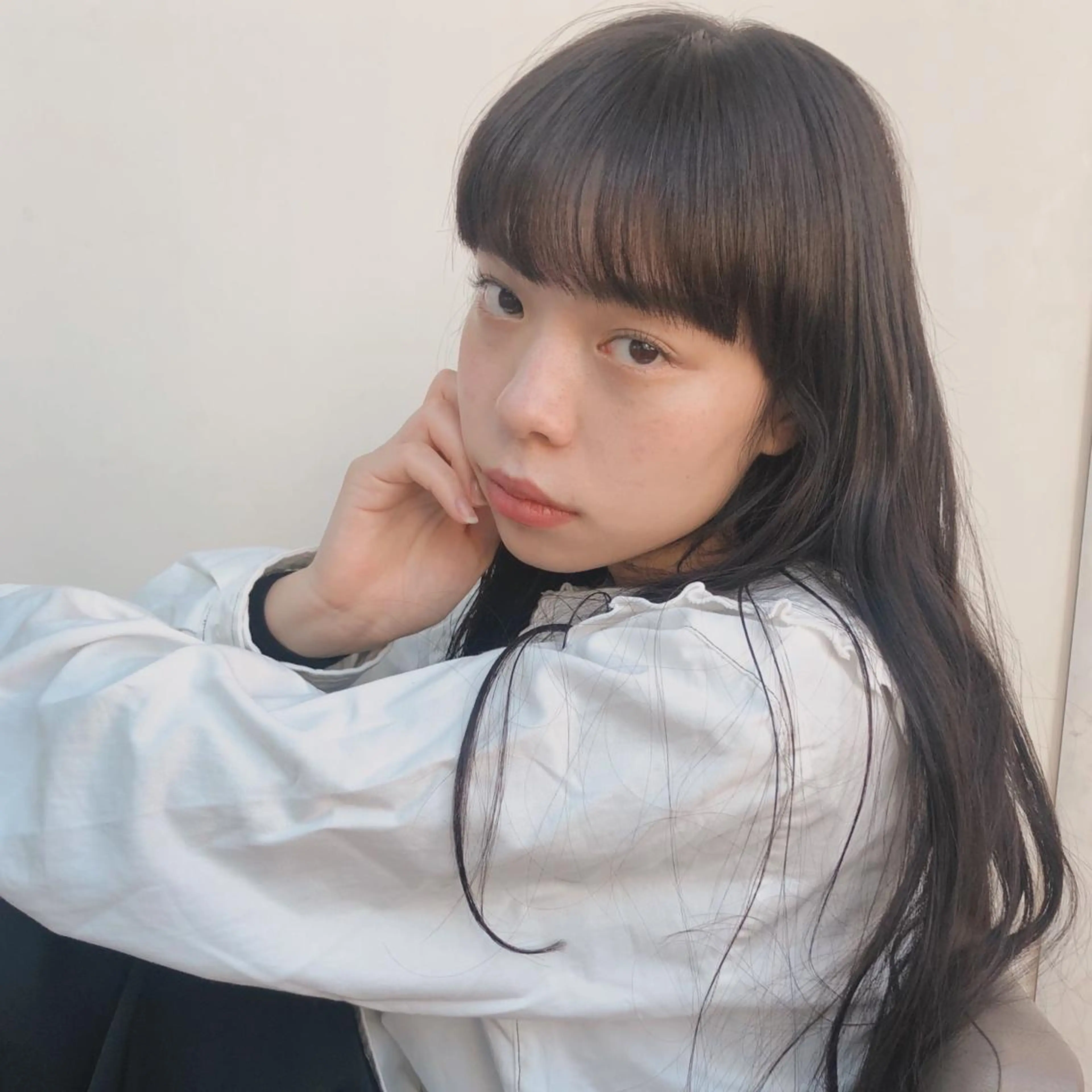 ロング カラー ワイドバング 飯田橋神楽坂＊個室 髪質改善hitomiのヘアスタイル