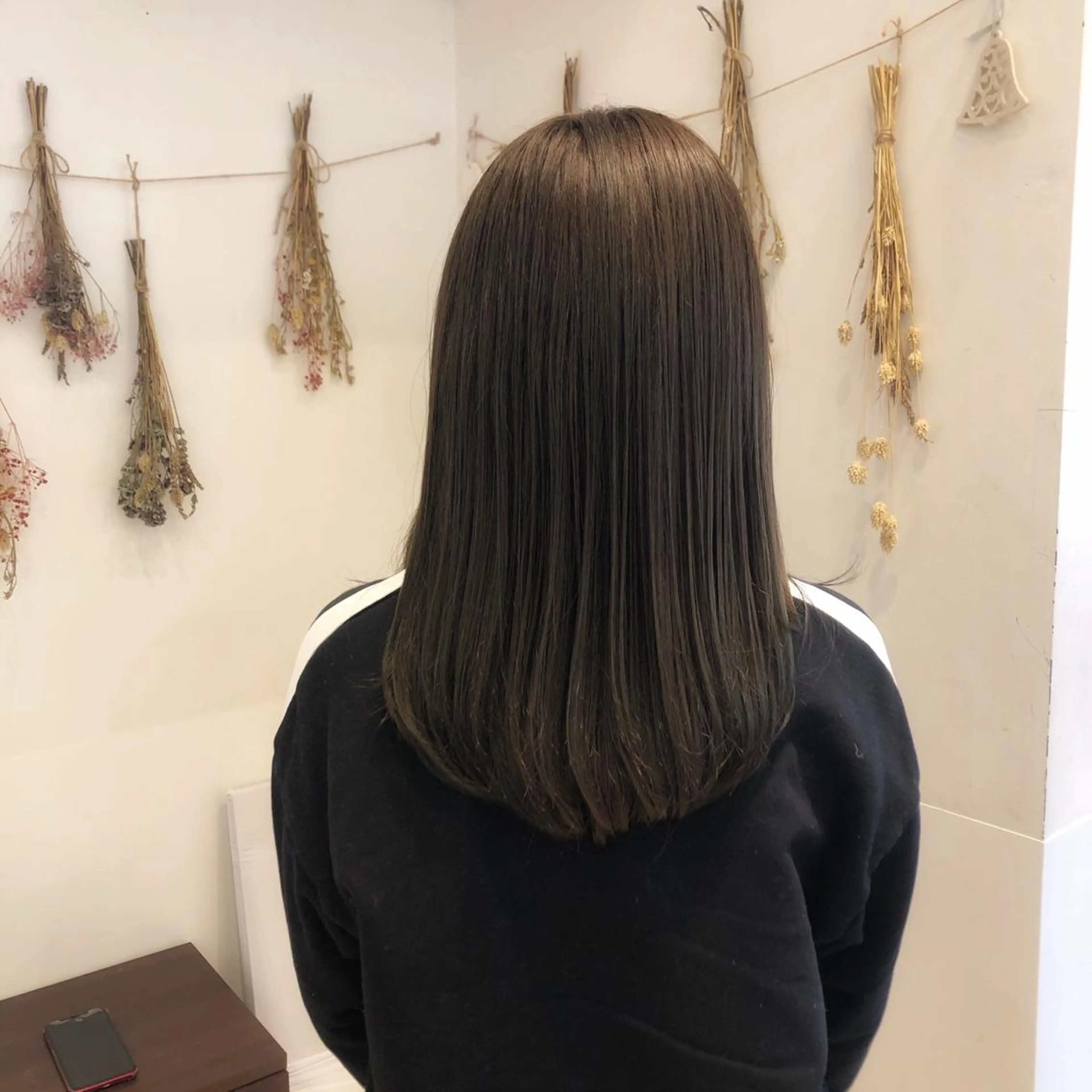 セミロング カラー パーマ ベージュカラー 縮毛矯正 はだゆうき @hadadan08のヘアスタイル