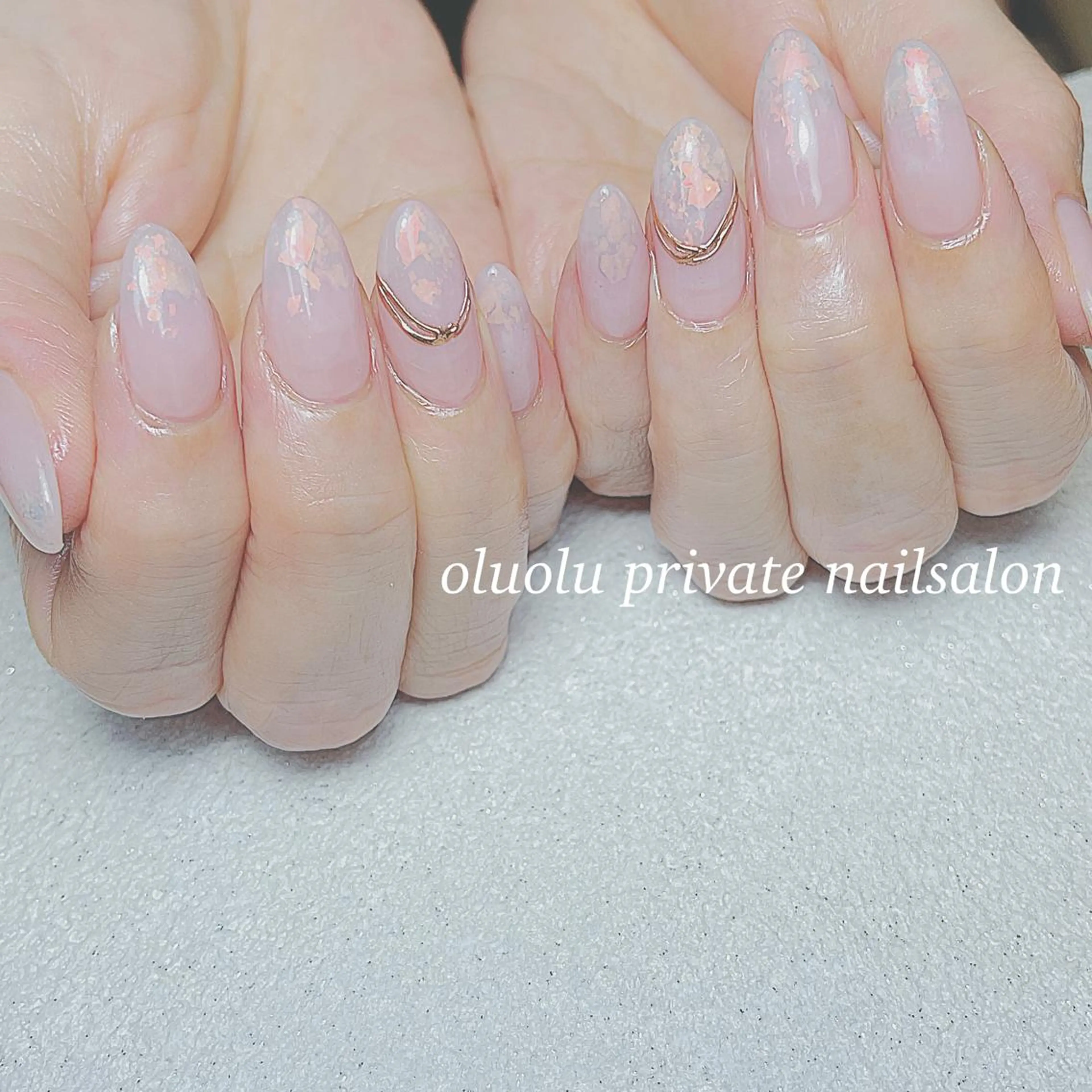 ネイル アートネイル フットネイル ジェルネイル ミラーネイル ニュアンスネイル ハンドネイル 大村 紬華のネイルデザイン