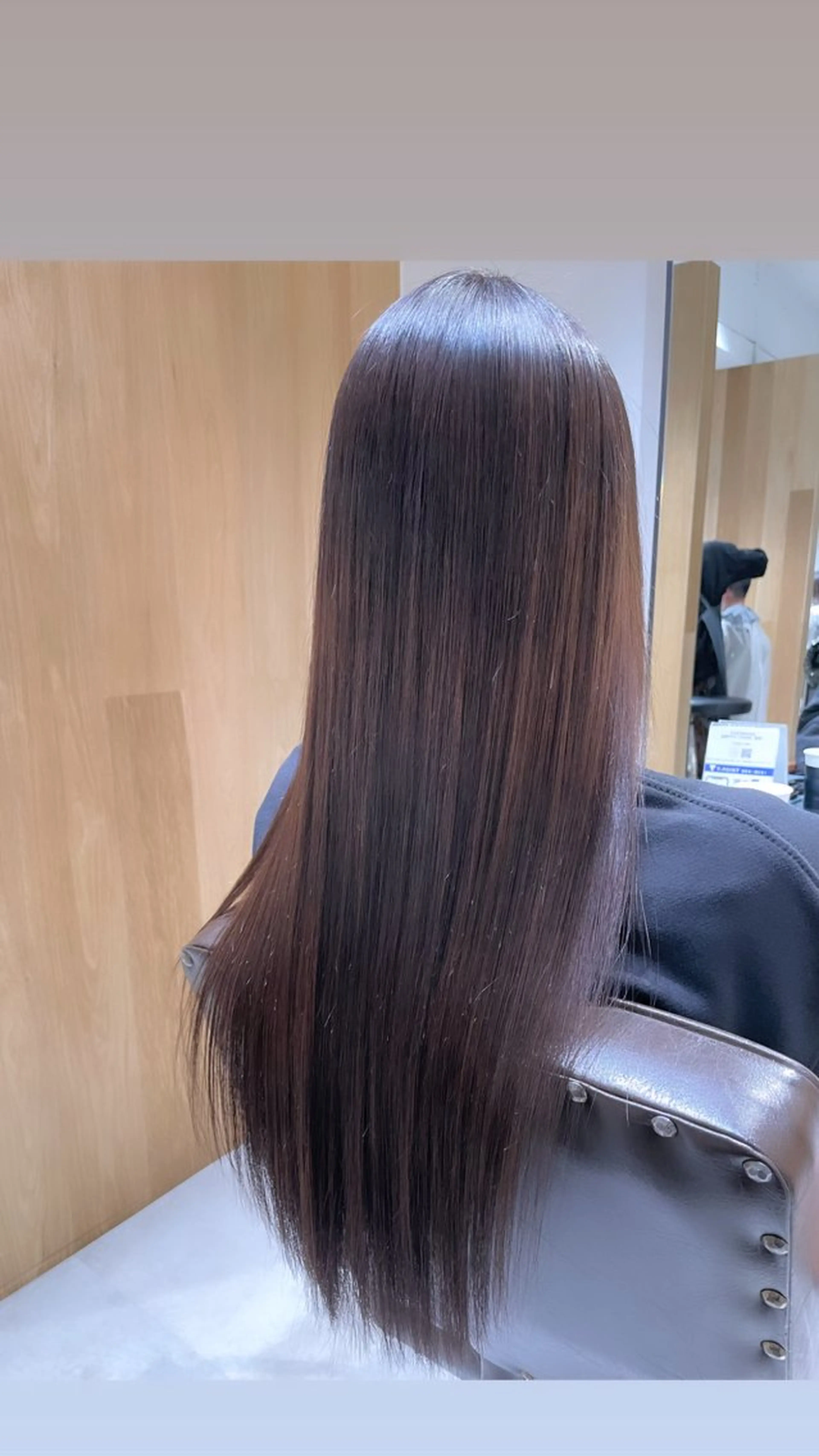 ロング カラー 髪質改善 トリートメント ヘアカラー トリートメント 🩵縮毛矯正  髪質 改善 ツヤ髪🩵のヘアスタイル