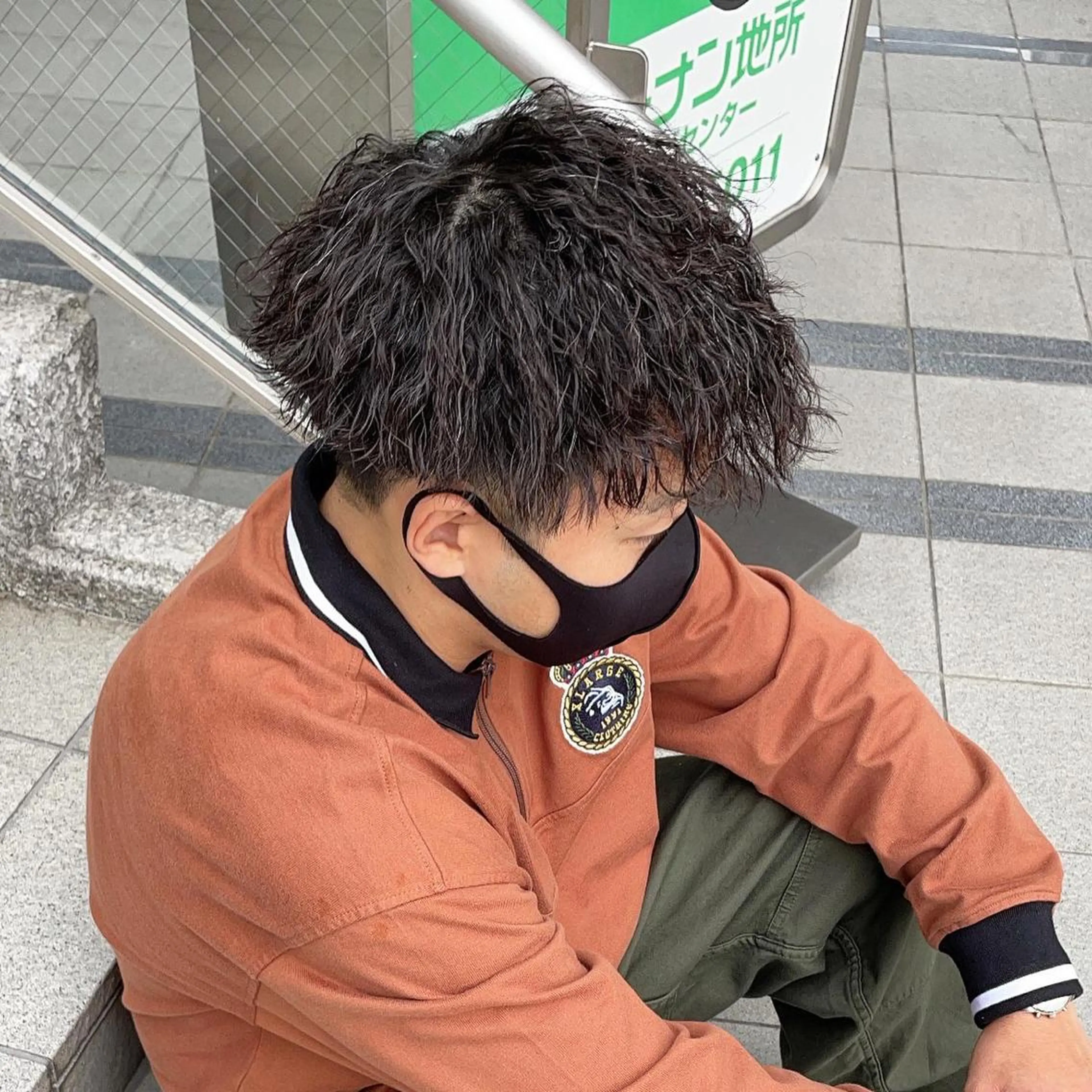 パーマ メンズ メンズパーマ ツイストスパイラルパーマ スパイラルパーマ パーマ メンズパーマのプロ 川野翔太のヘアスタイル