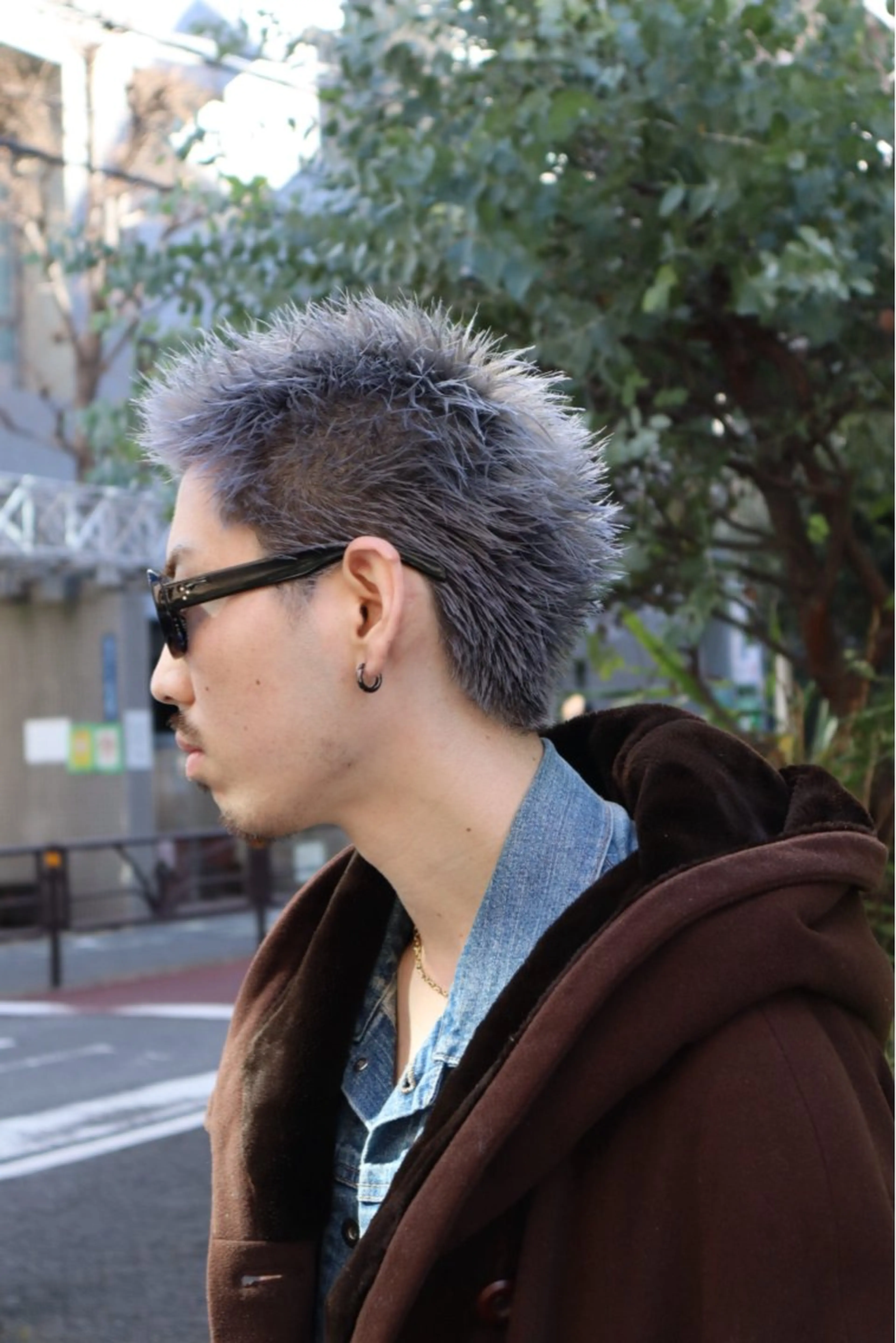 ショート カラー メンズ カット ヘアカラー トリートメント ヘアセット メンズ特化   西野 晴紀のヘアスタイル