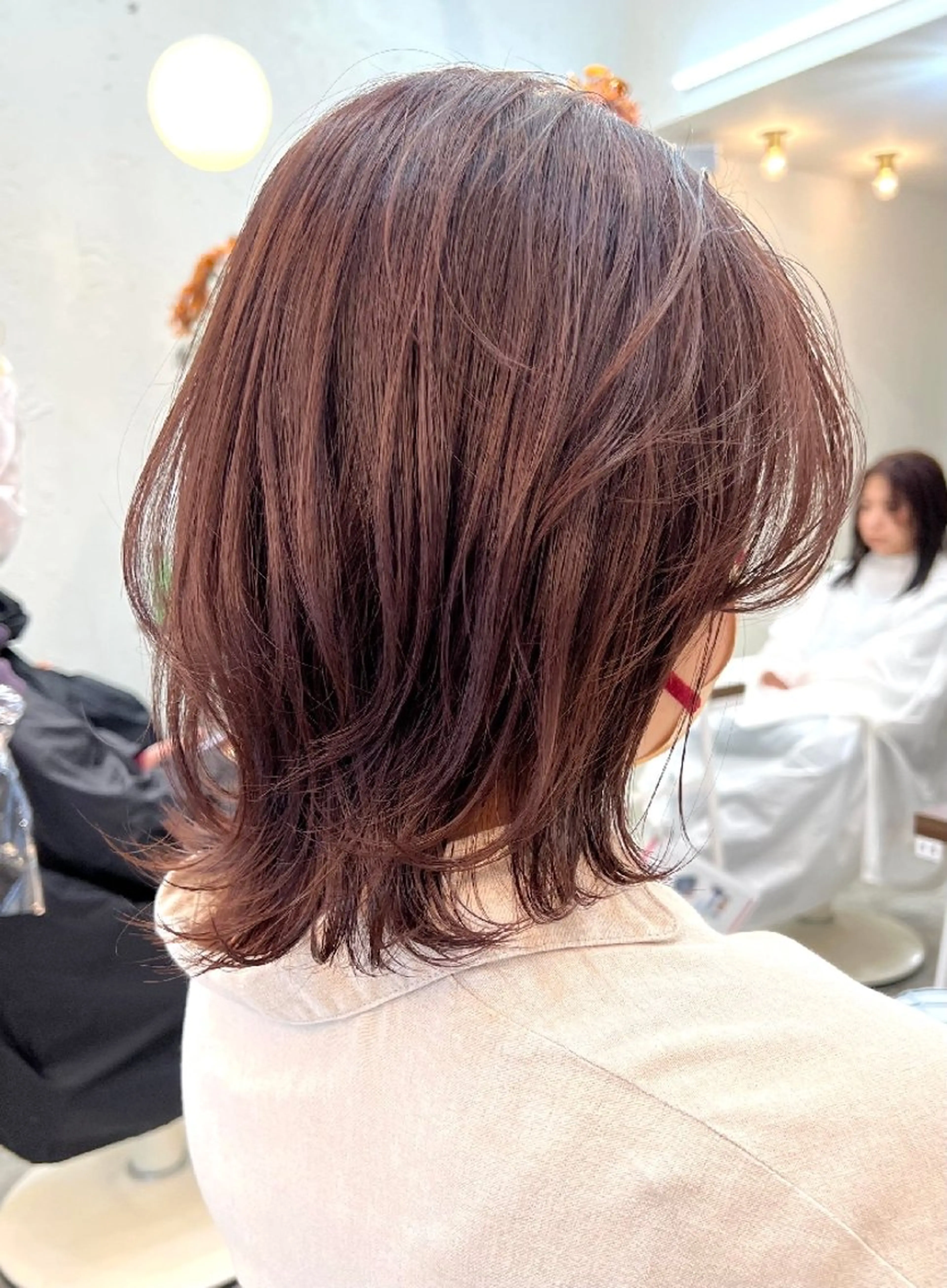 🌼女性限定🌼ワンカラー3300円🔸シャンプーブロー込み🔸アイロンやコテでの仕上げも可能🌹の写真