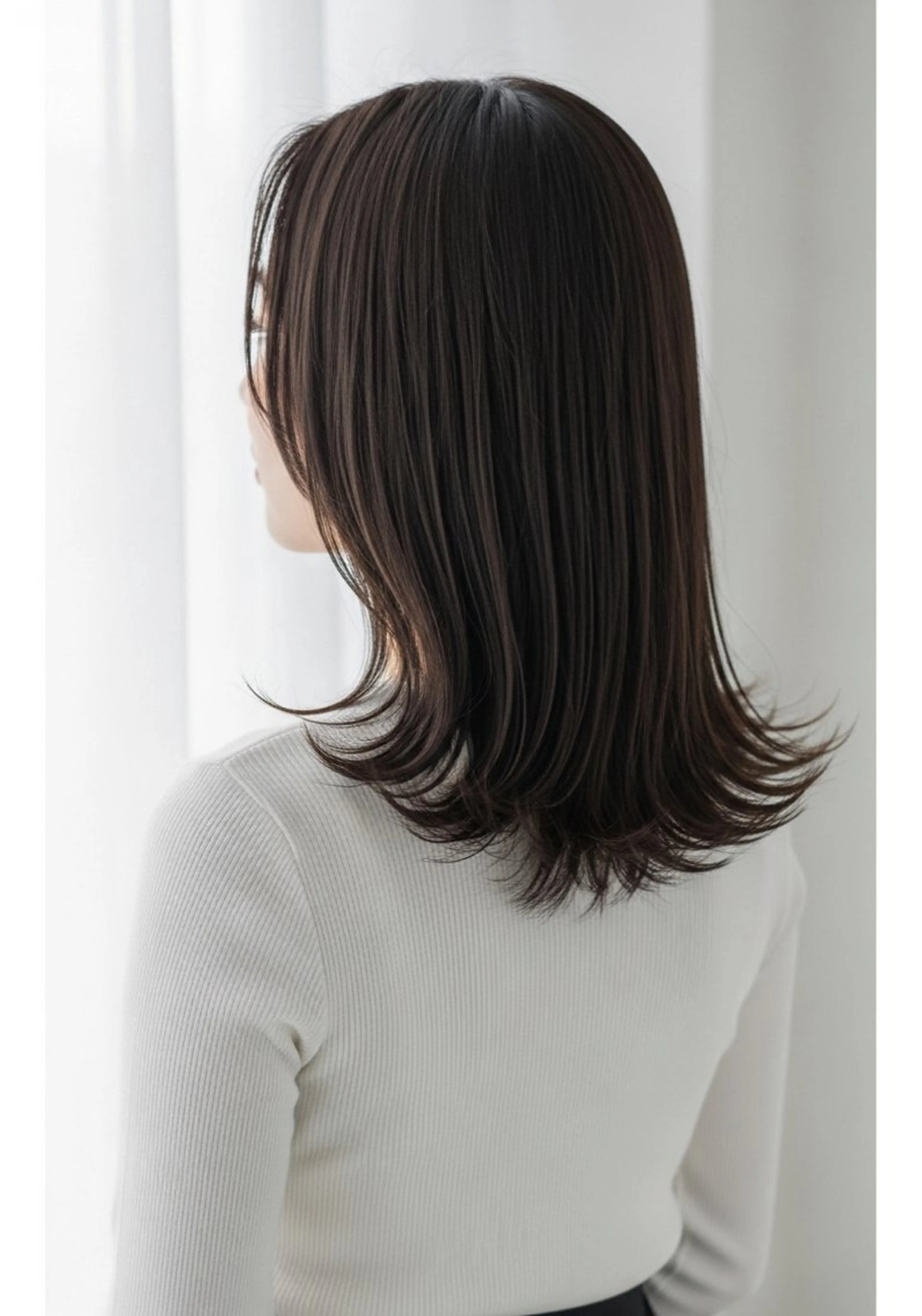 ☀️癖のない輝く艶髪を☀️似合わせカット+縮毛矯正+トリートメント（ショートヘア​〜​ロングヘア）の写真
