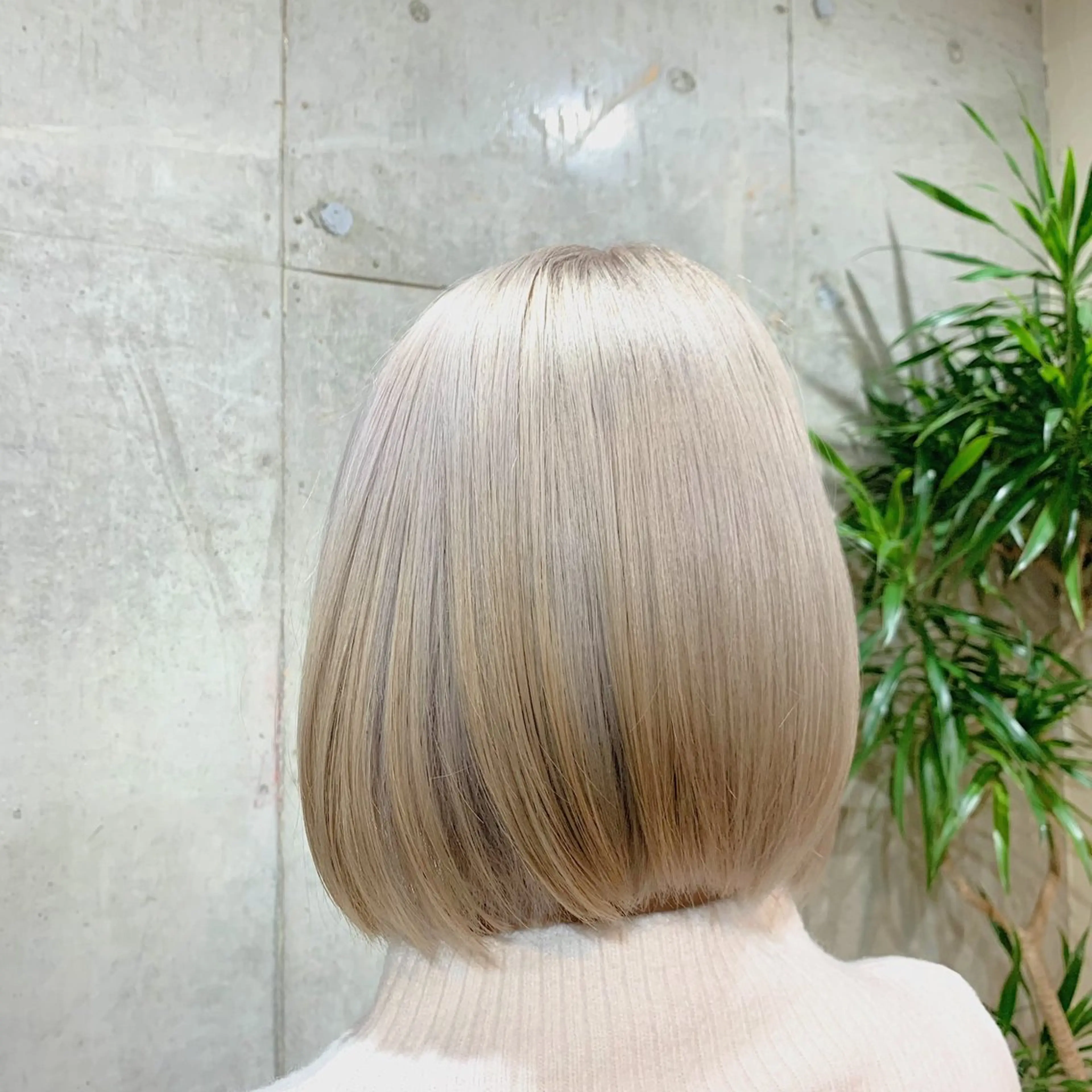 ❤️🔥cut+w color❤️🔥(cut+bleach+on color)ケア材処理、トリートメント付き.ᐟの写真
