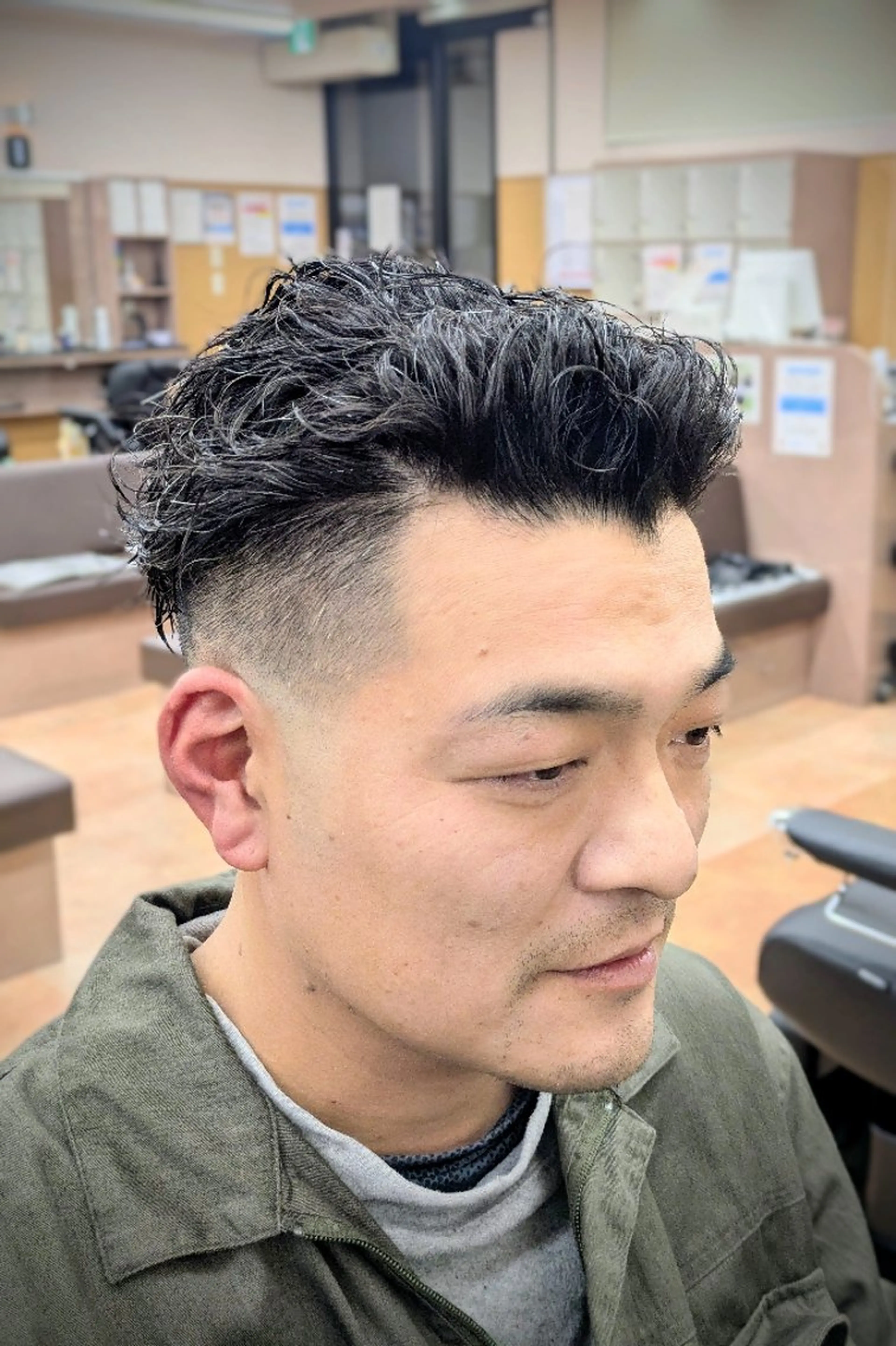 ショート パーマ 理容プラーナ長岡堺町店所属・理容プラーナ 福井のヘアスタイル