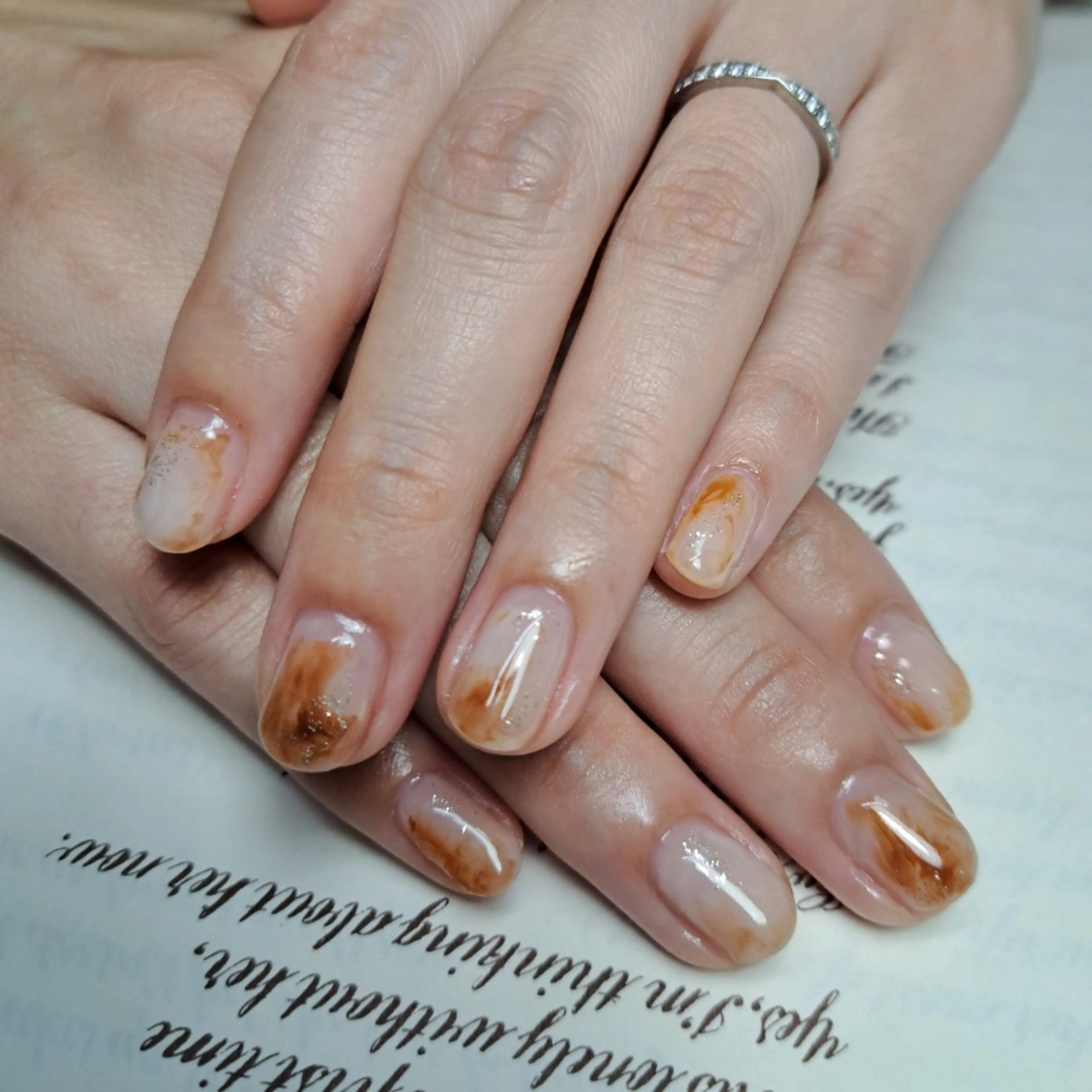 ネイル ニュアンスネイル HAYASHI  Nのネイルデザイン