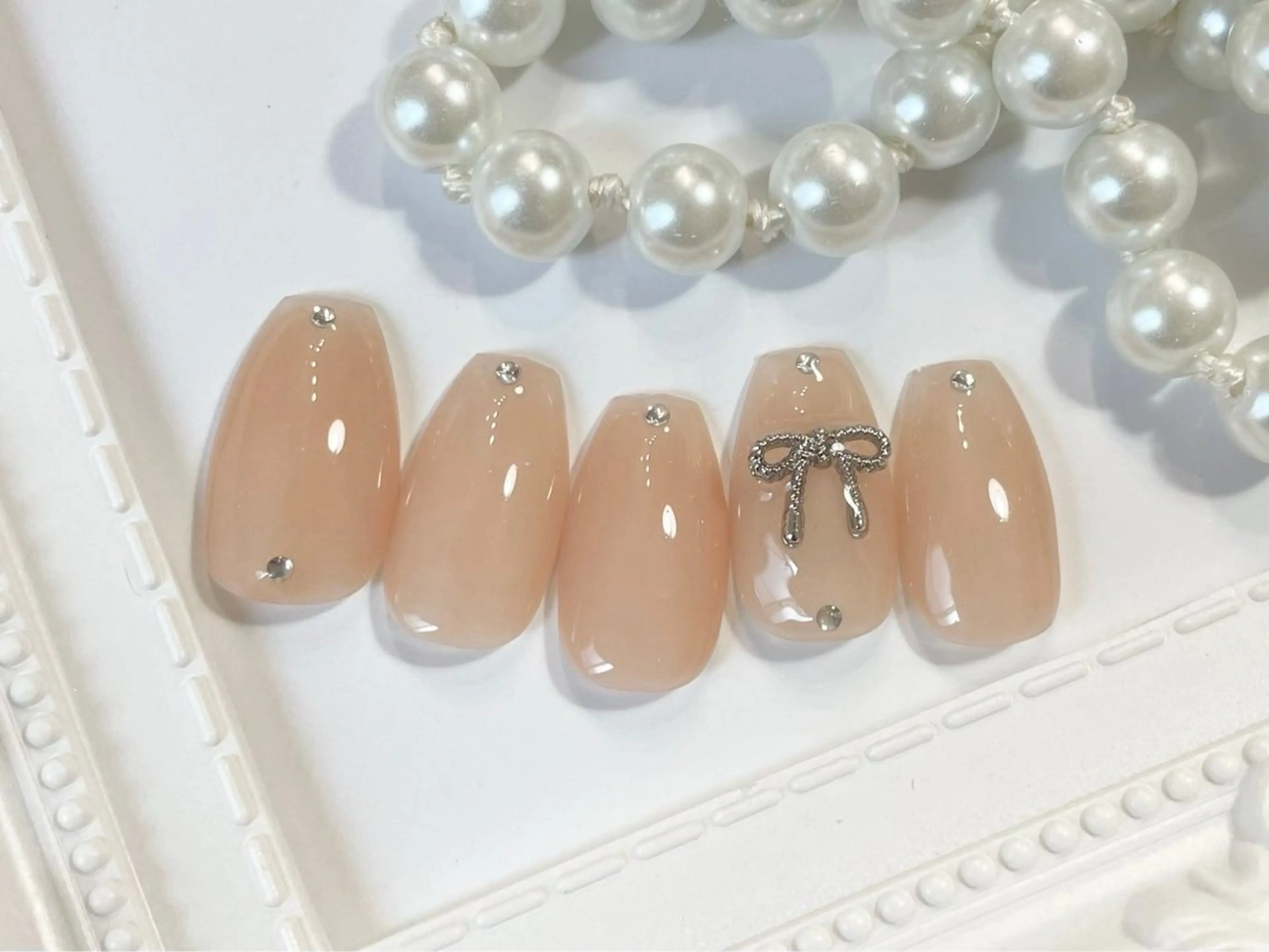 ネイル シンプルネイル ワンホンネイル 【パラジェル・フィルイン】Nailsalon　Merci東中野所属・Merci shigaのネイルデザイン