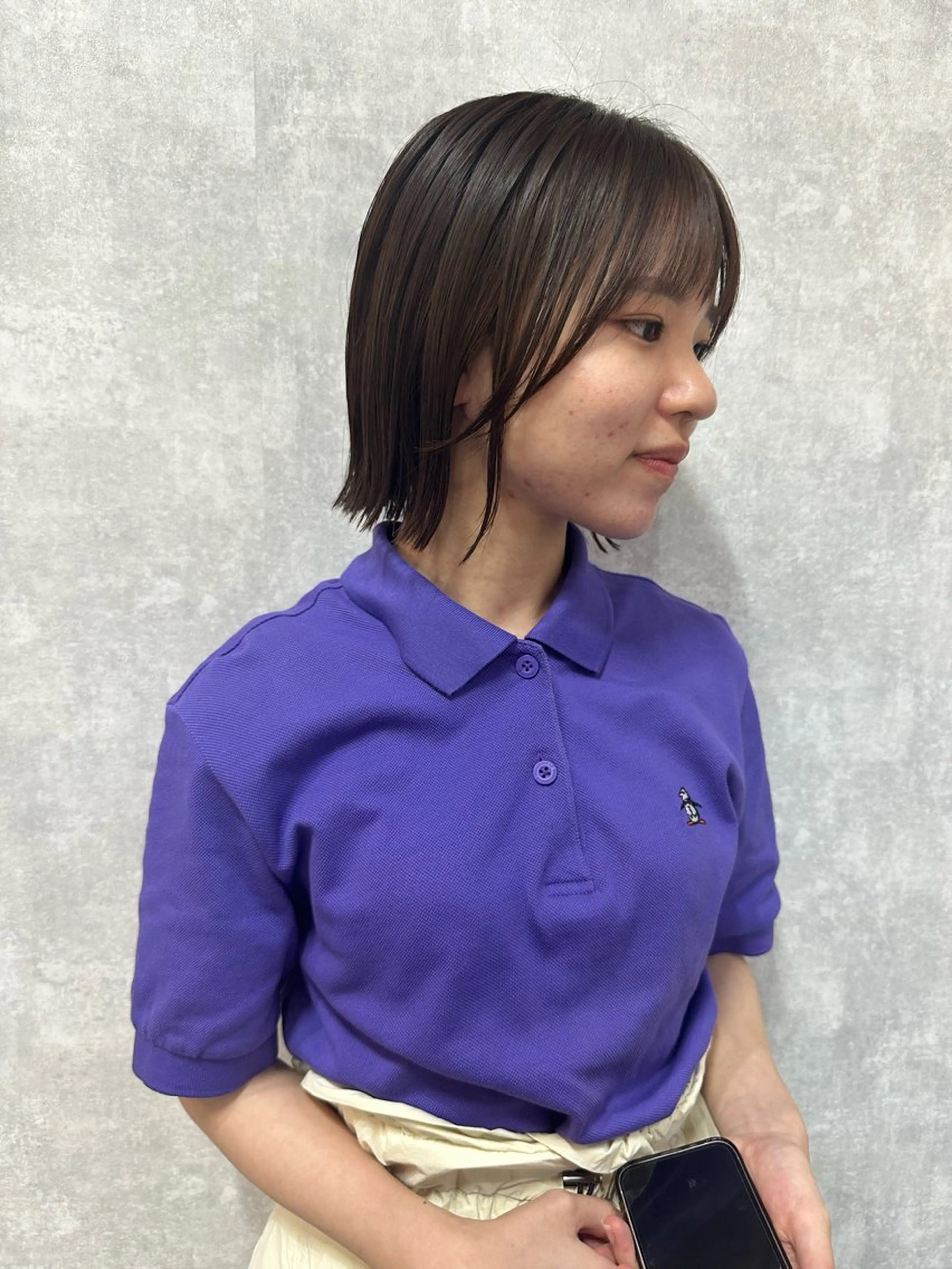 ショート 切りっぱなしボブ ショートボブ ハンサムショート 丸みショート ボブ カット ヘアカラー トリートメント C’LD hair  produce /シールドヘア所属・モテ髪/ボブ/ショー ト/アダチフウトのヘアスタイル