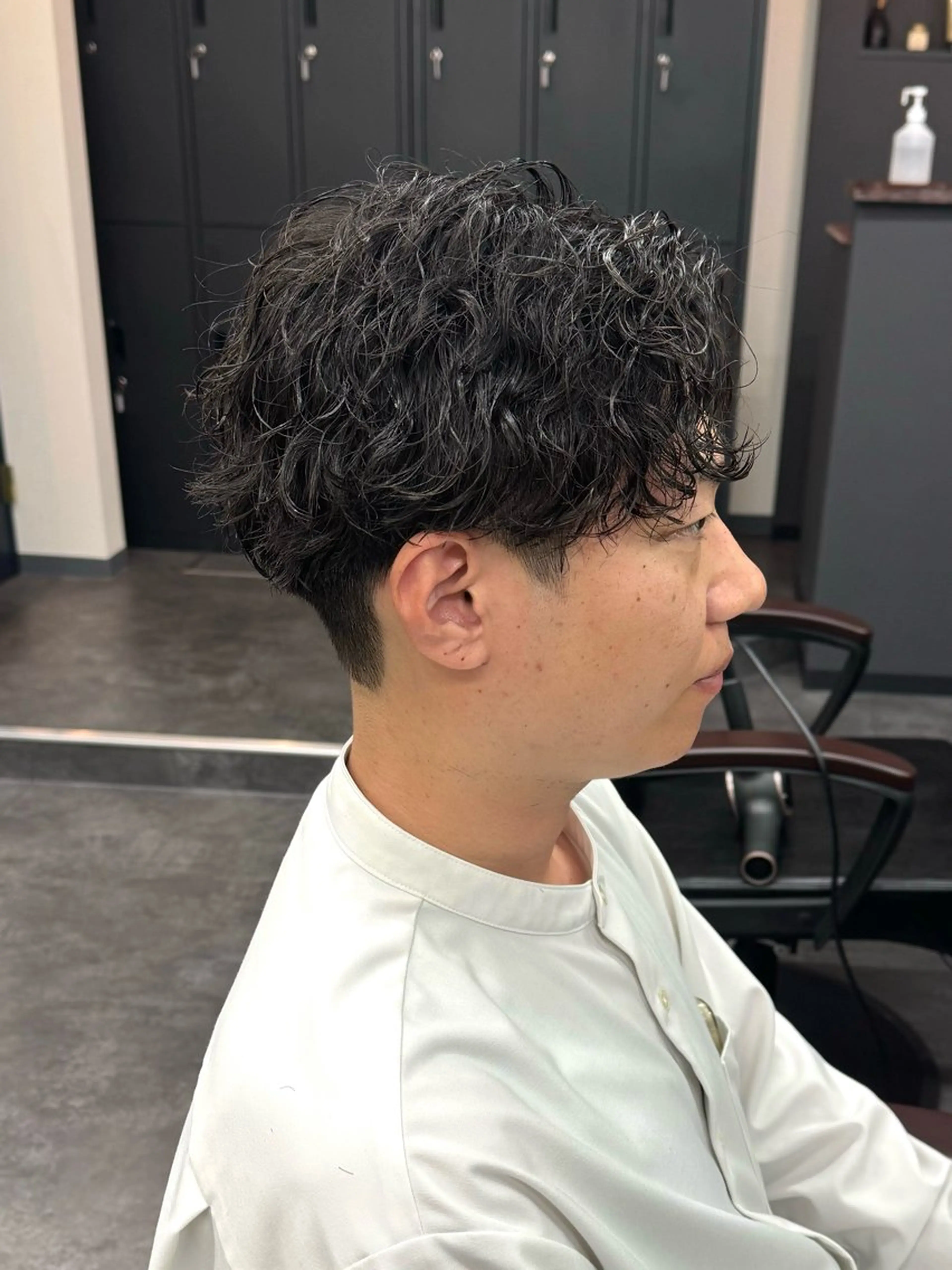 パーマ メンズ カット パーマ 柏メンズカットパーマ NO.1タイチのヘアスタイル