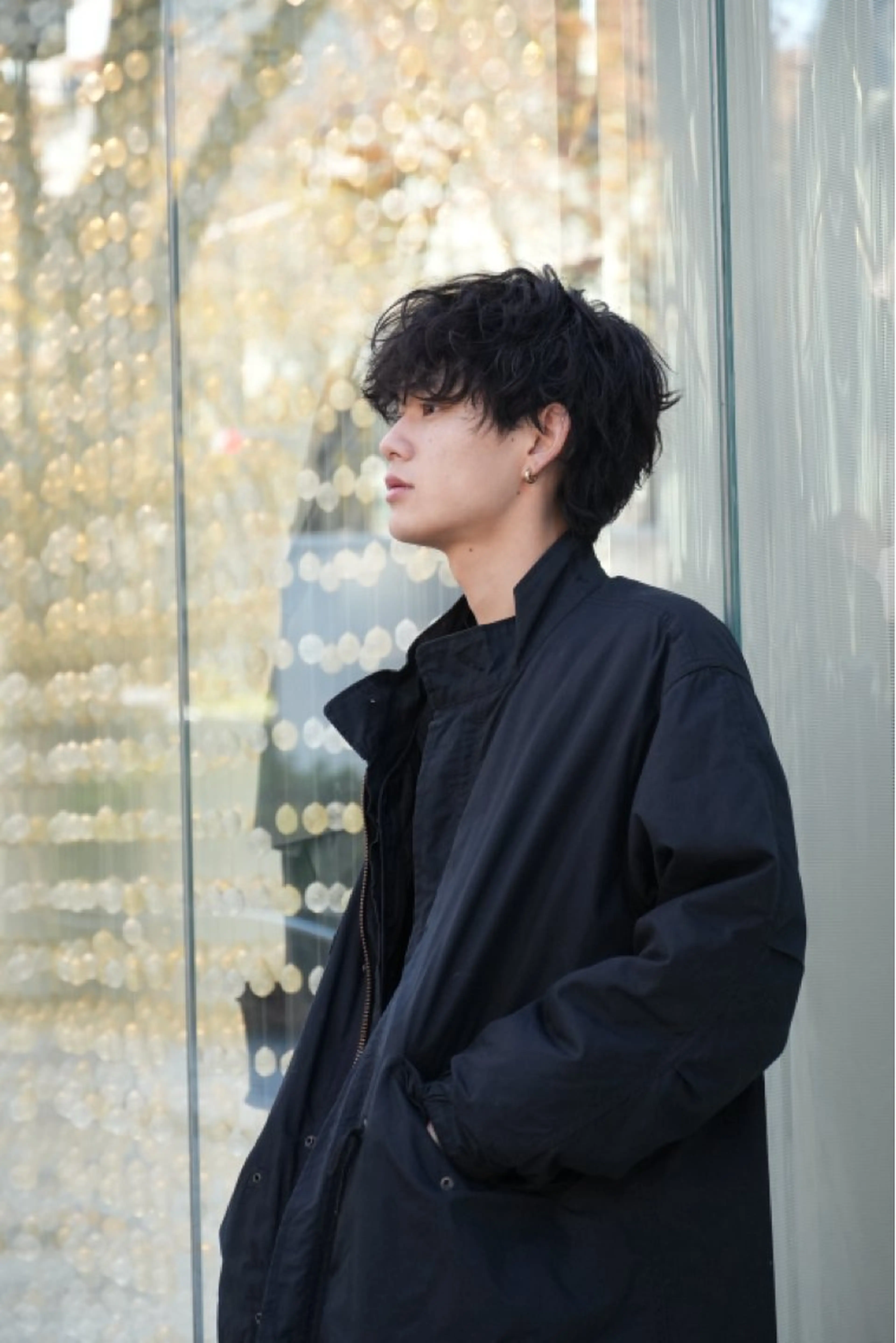 ショート パーマ メンズ カット パーマ トリートメント ヘアセット メンズヘア fifth前比嘉💥のヘアスタイル