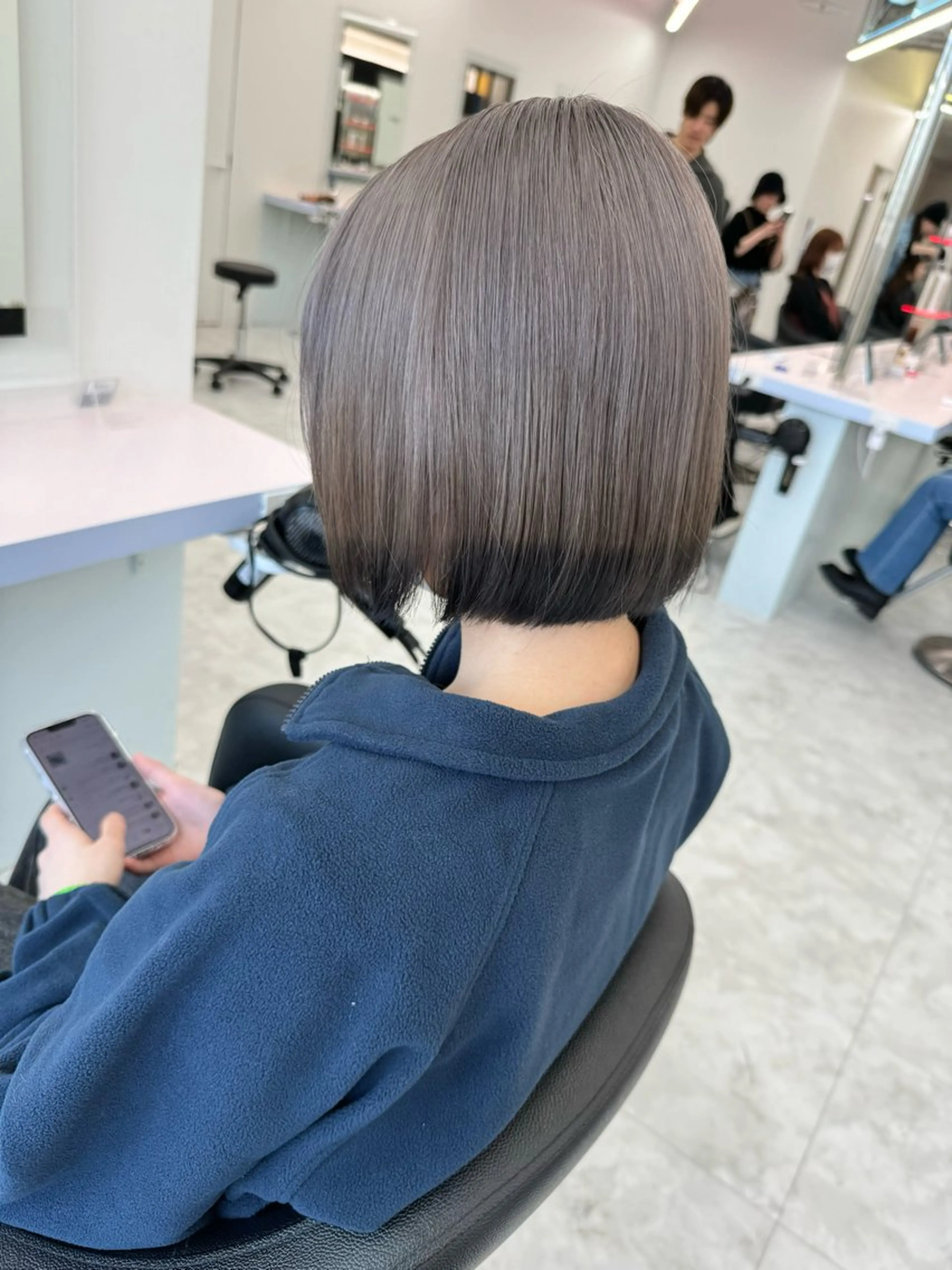 ミディアム カラー ヘアカラー トリートメント ヘッドスパ ヘアセット ♡ブリーチカラー♡ Mirioのヘアスタイル
