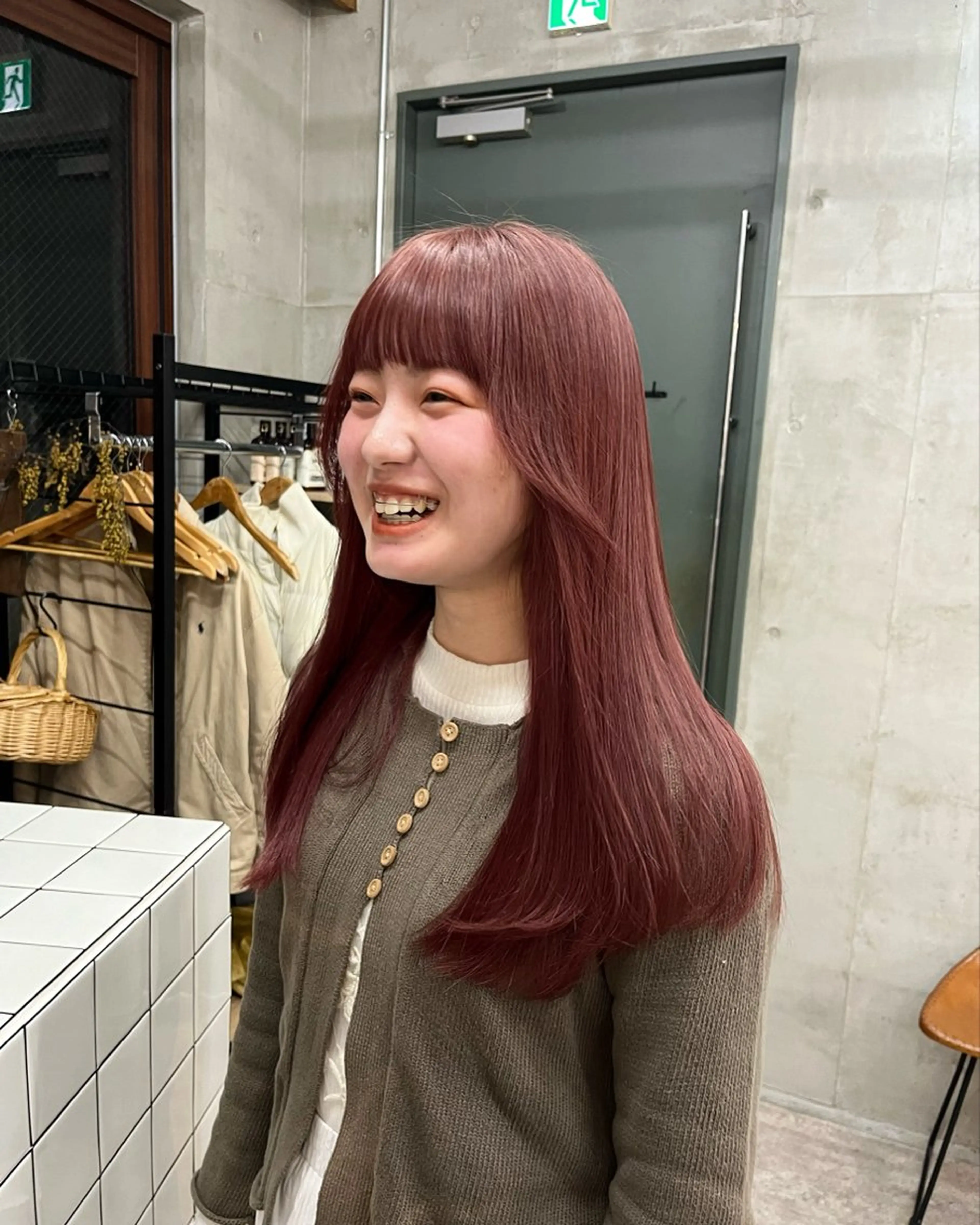 ロング カラー ベージュカラー ブリーチ ケアブリーチ 透明感カラー ダブルカラー SALT WATER所属・🫐 𝐌𝐚𝐨 🫐ボブモデル募集のヘアスタイル