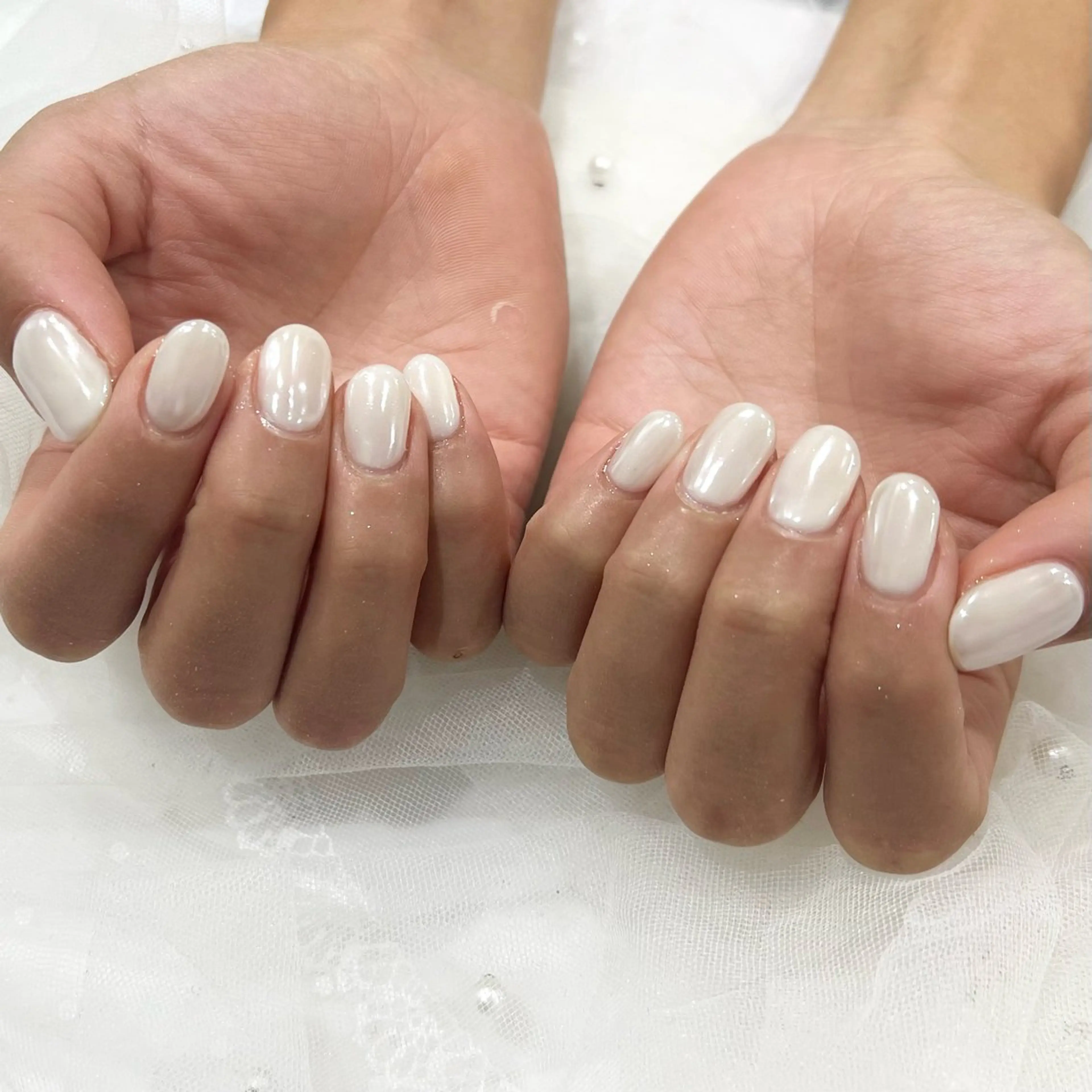 ネイル オーロラネイル 🧡Shine船橋 鳴海🧡のネイルデザイン