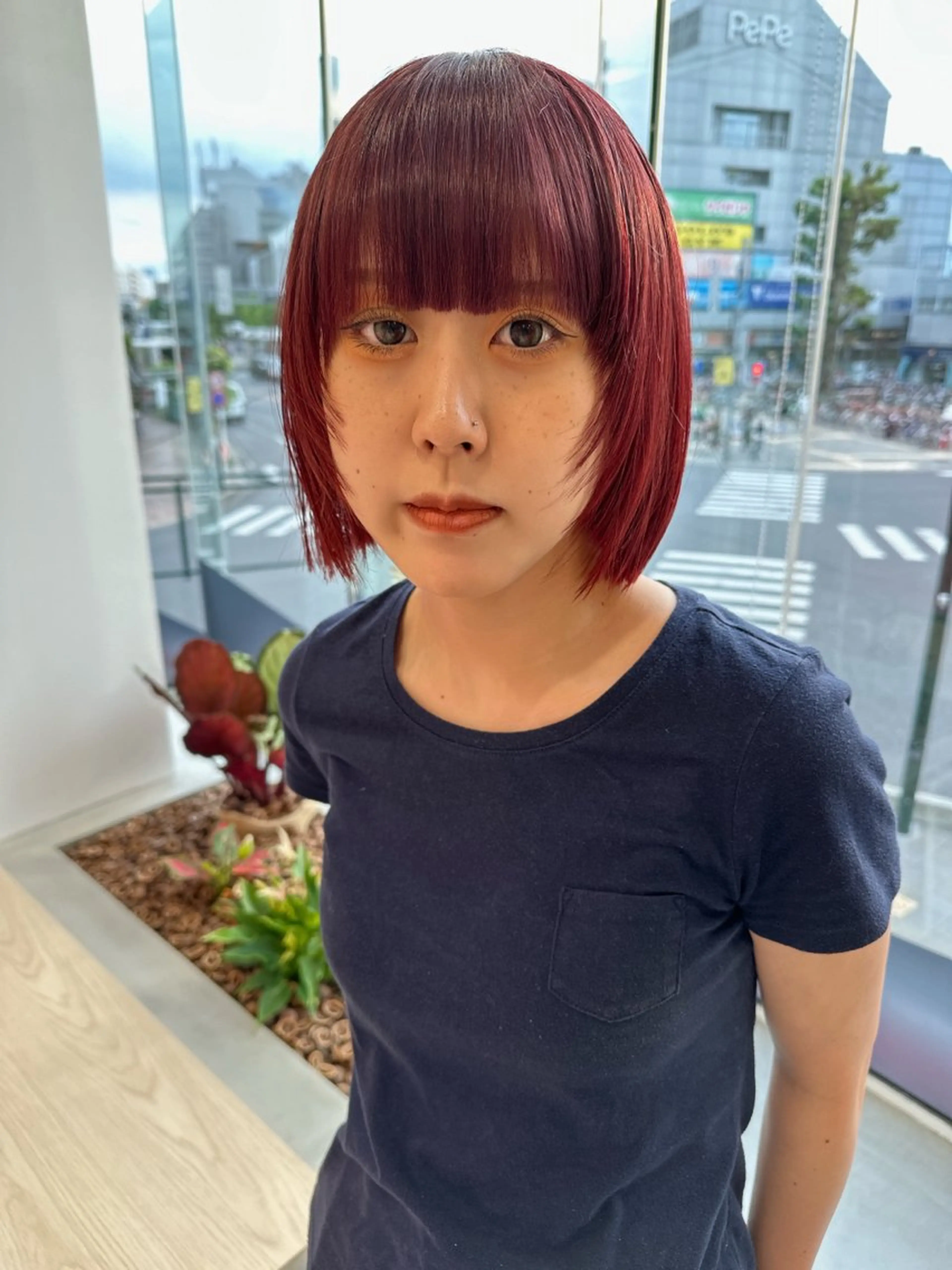 ショート カラー 中山 まどかのヘアスタイル