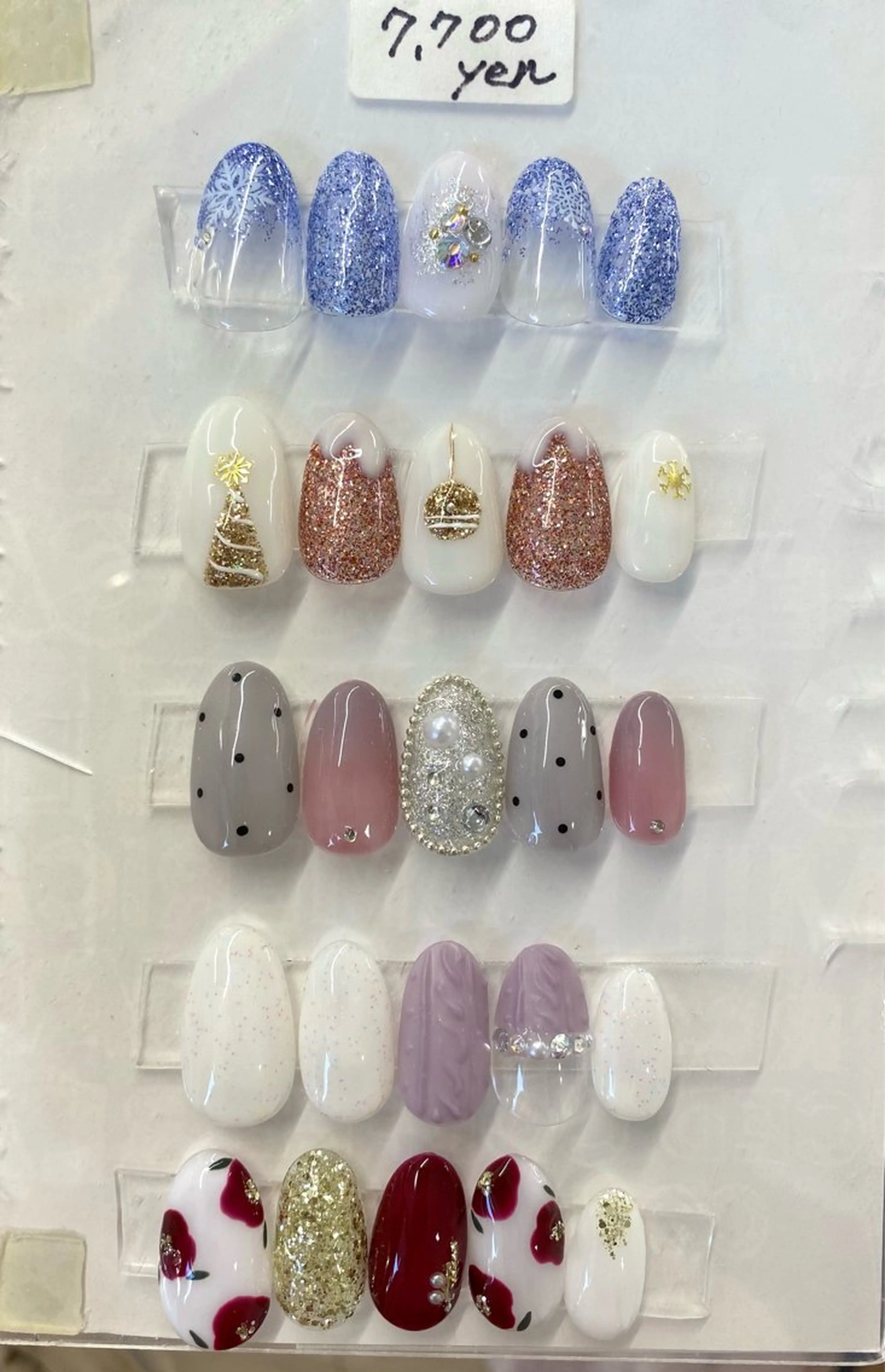 定額ネイル🩷7700円※オフ代込みの写真