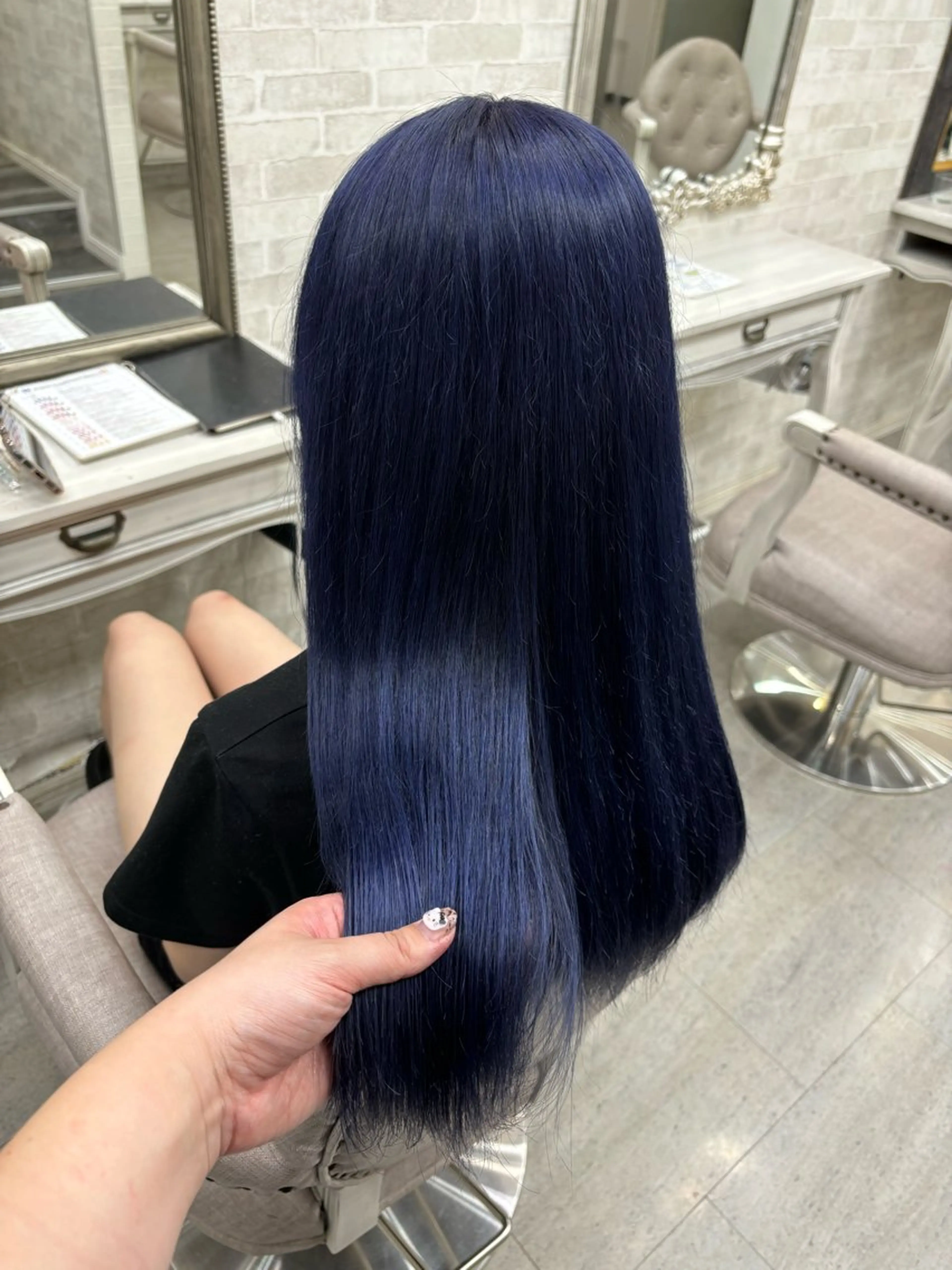 ロング ヘアカラー ヘアセット ☆透明感カラー☆まいのヘアスタイル