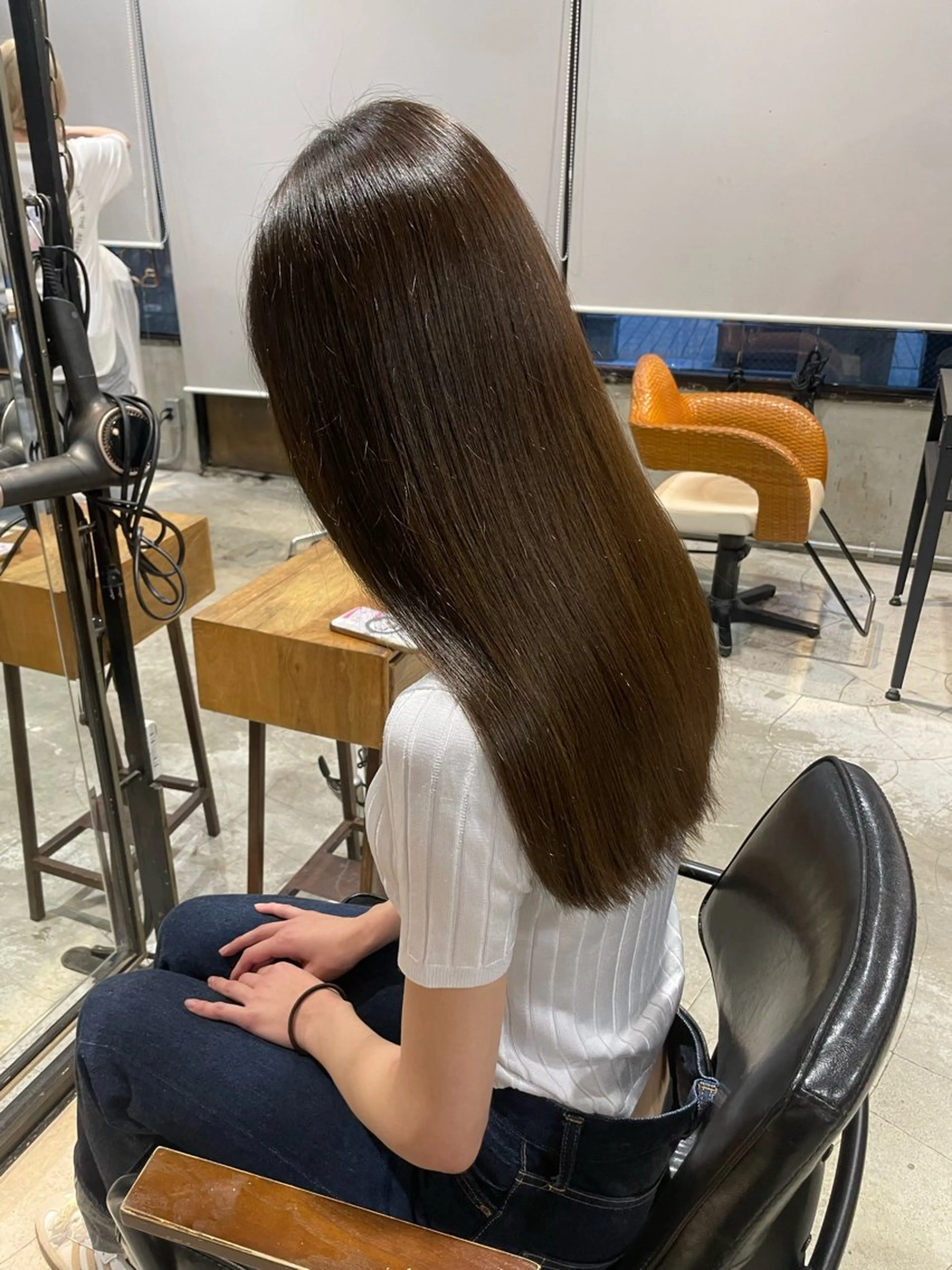 セミロング カラー ヘアアレンジ カット ヘアカラー トリートメント 🍀透明感・艶髪🍀 TATSUKIのヘアスタイル