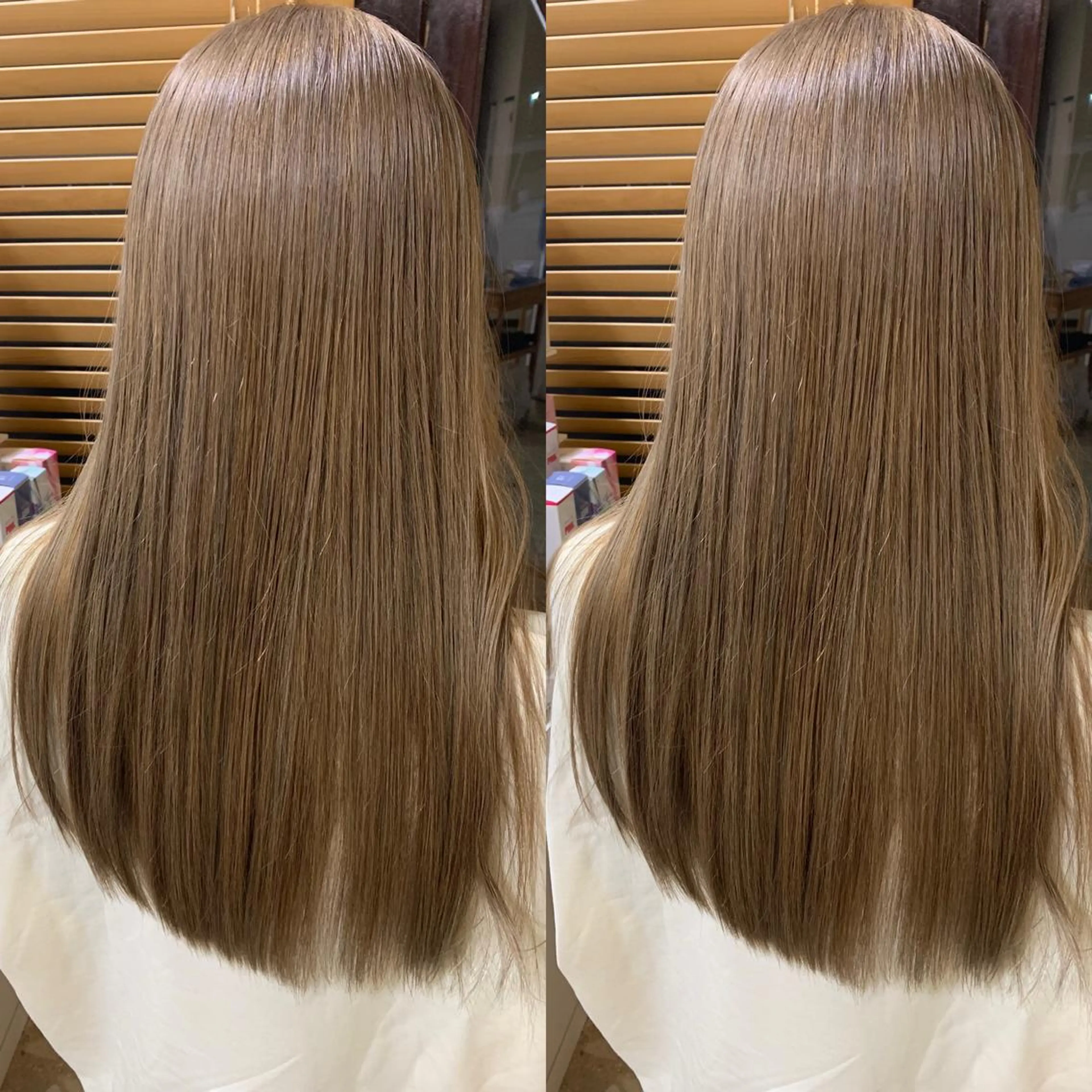 ロング カラー ベージュカラー ブリーチ ケアブリーチ 透明感カラー ダブルカラー ヘアーサロンaxia所属・上田 英樹のヘアスタイル