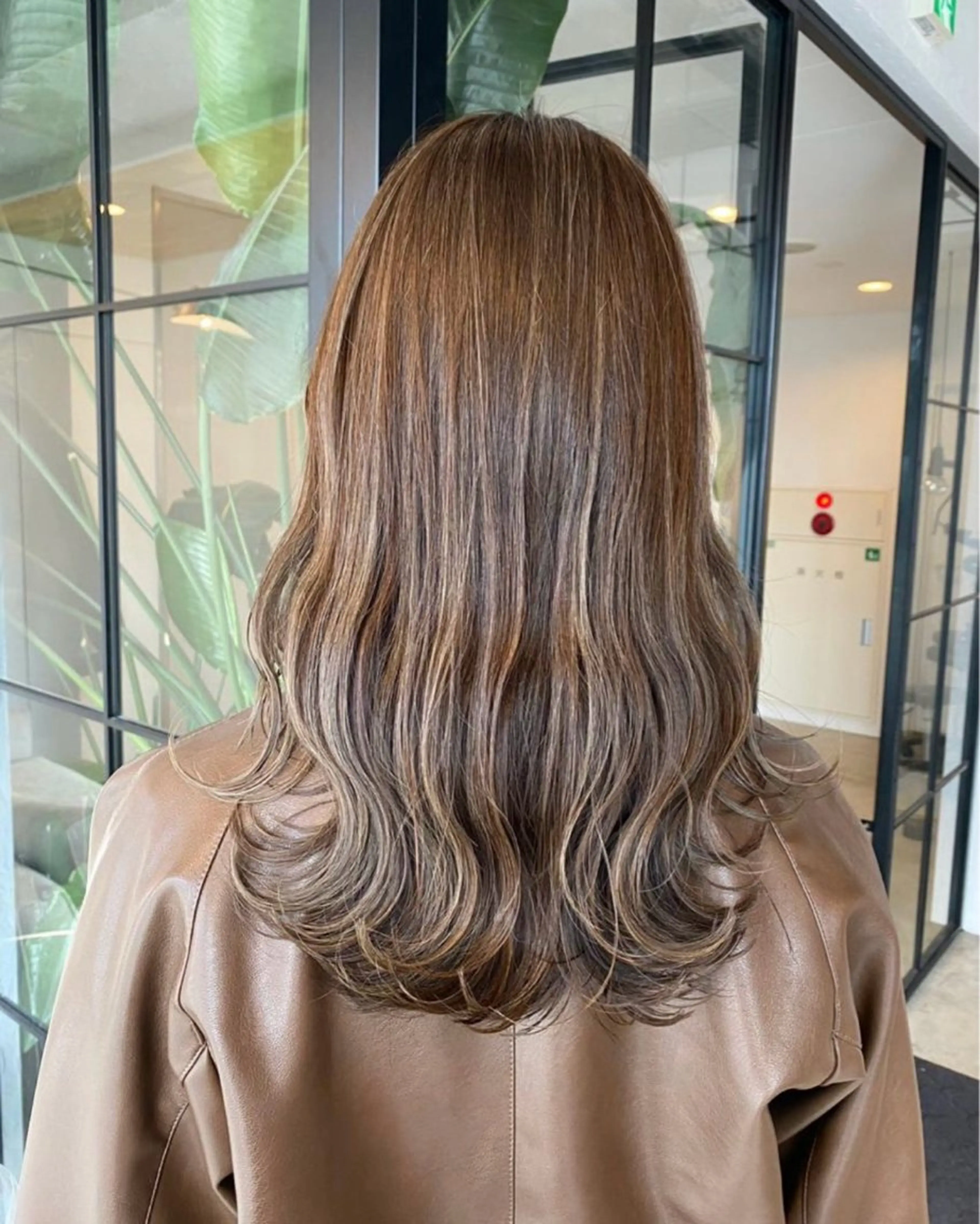セミロング ベージュカラー🧸/ 松崎/東区/田中理沙のヘアスタイル