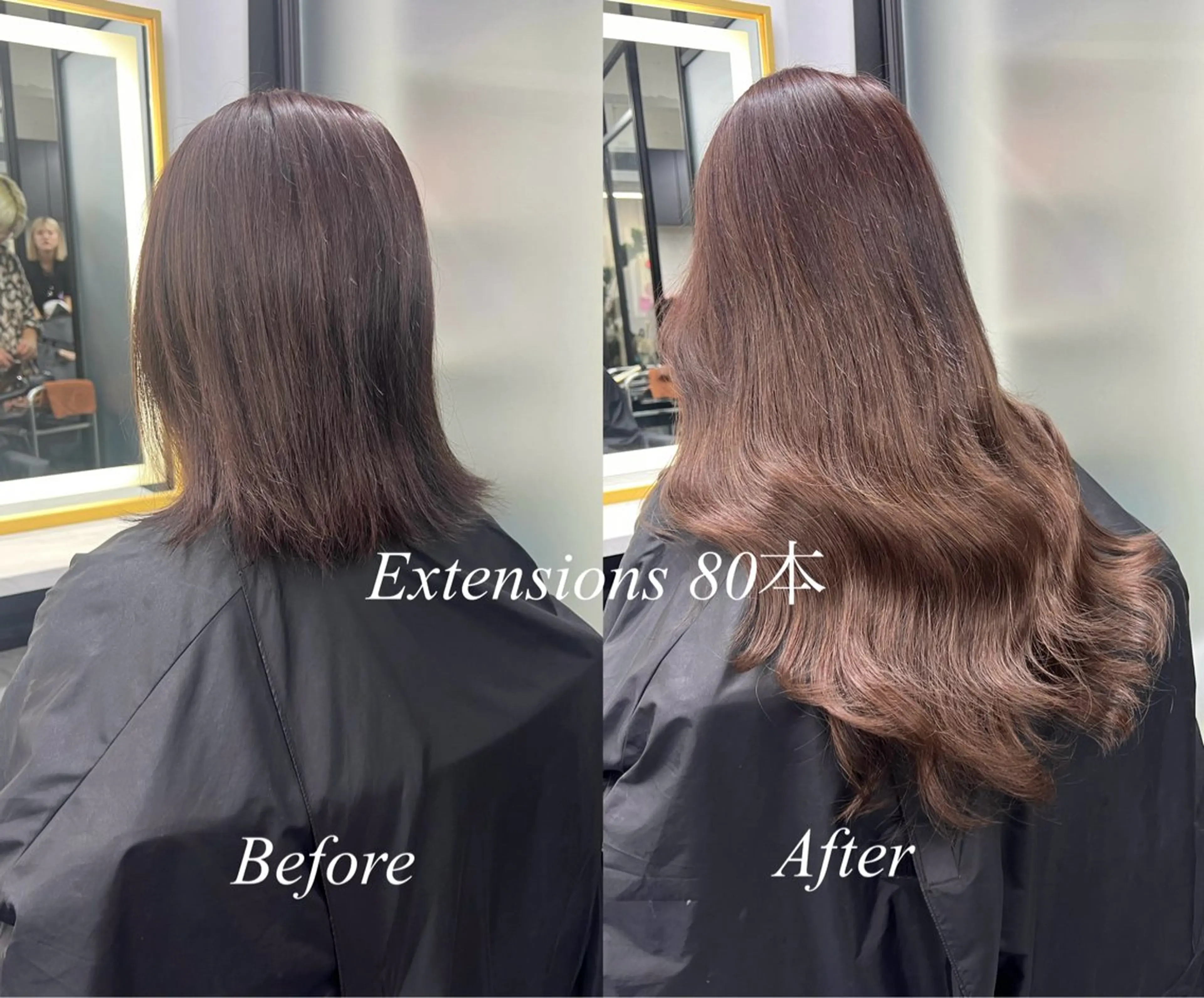 ロング カラー シールエクステ ハイトーンカラー エクステ ヘアカラー エクステ シールエクステ特化 ハイトーン、NANAのヘアスタイル