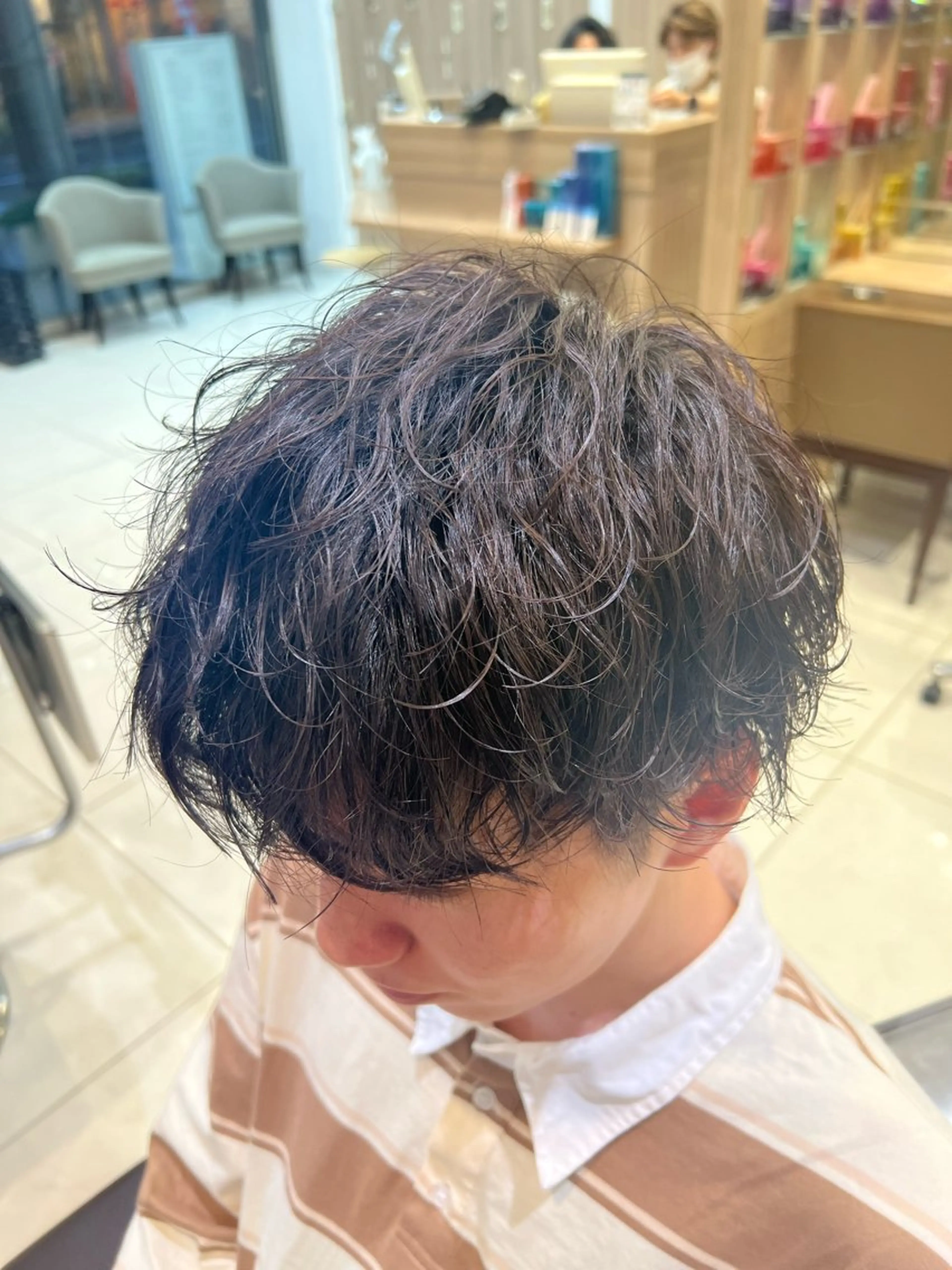 パーマ メンズ メンズパーマ カット パーマ 曲がる縮毛矯正・パー マ💈副店長田中💈のヘアスタイル