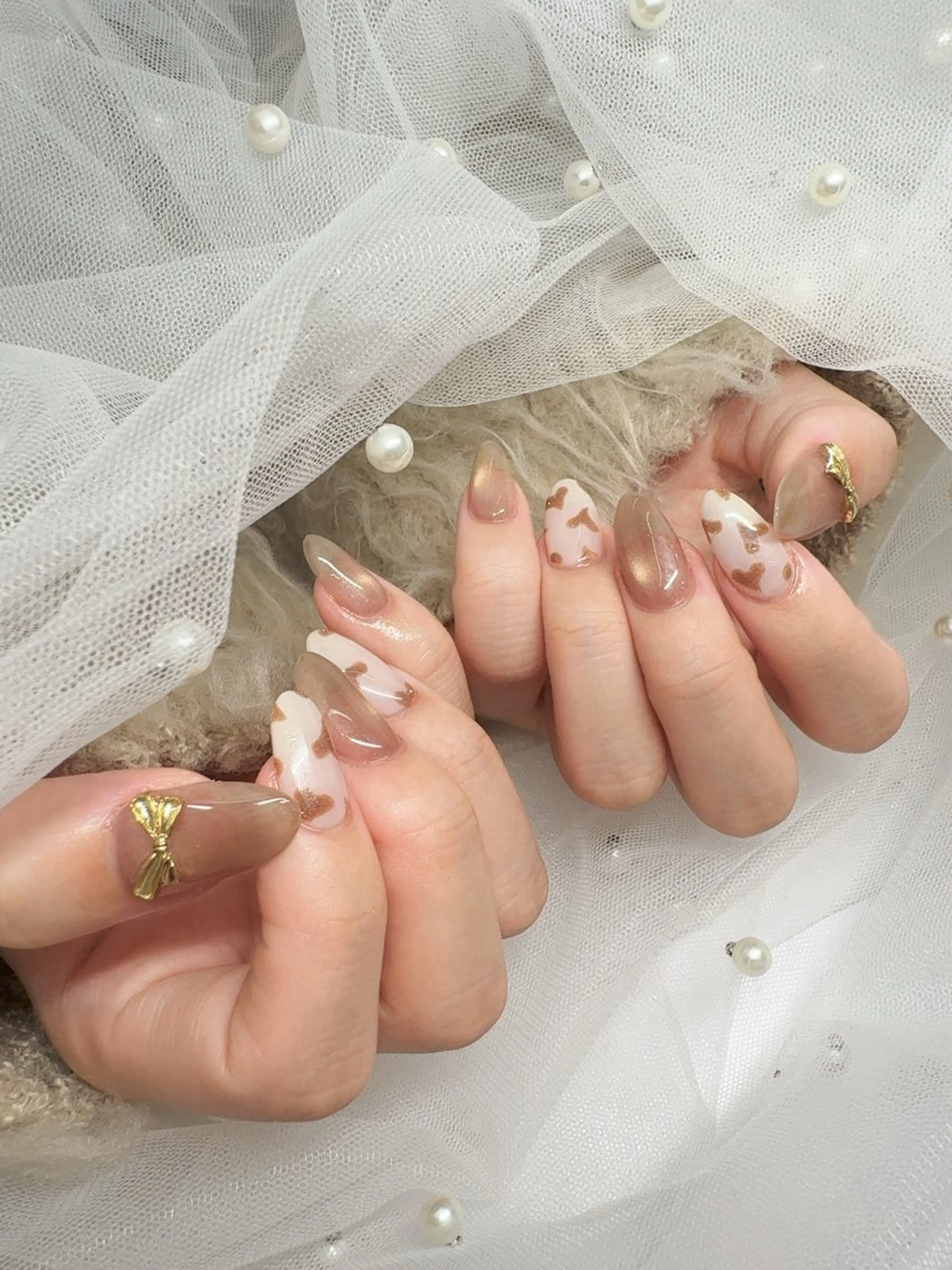 ネイル アートネイル マグネットネイル ✨原宿✨nail 🎀KOMOMO🎀のネイルデザイン