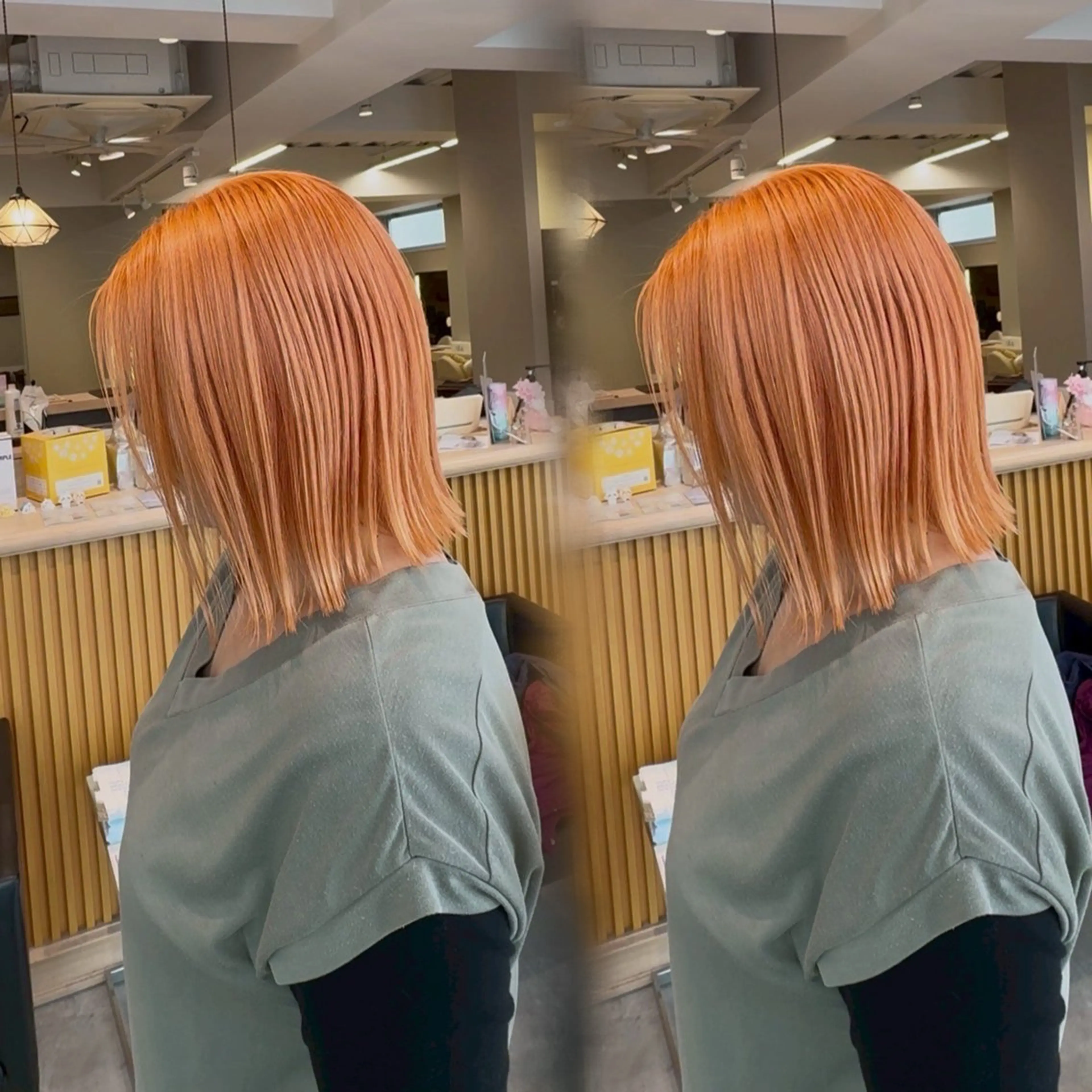 ミディアム カラー カット カラーモデル様募集 🤍🫧HARUNAのヘアスタイル