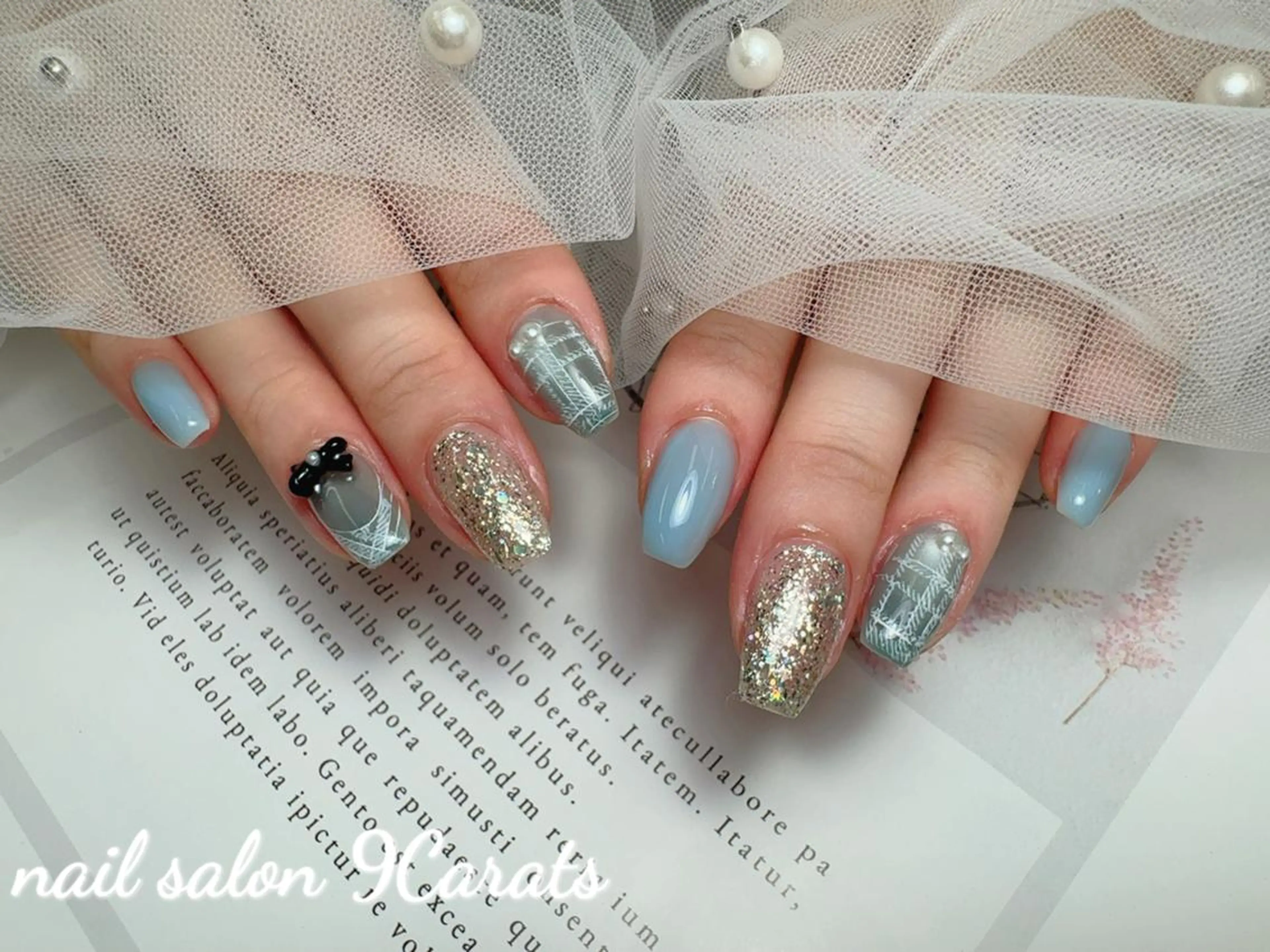 ネイル ハンドネイル ネイルサロン 9Carats神田のネイルデザイン