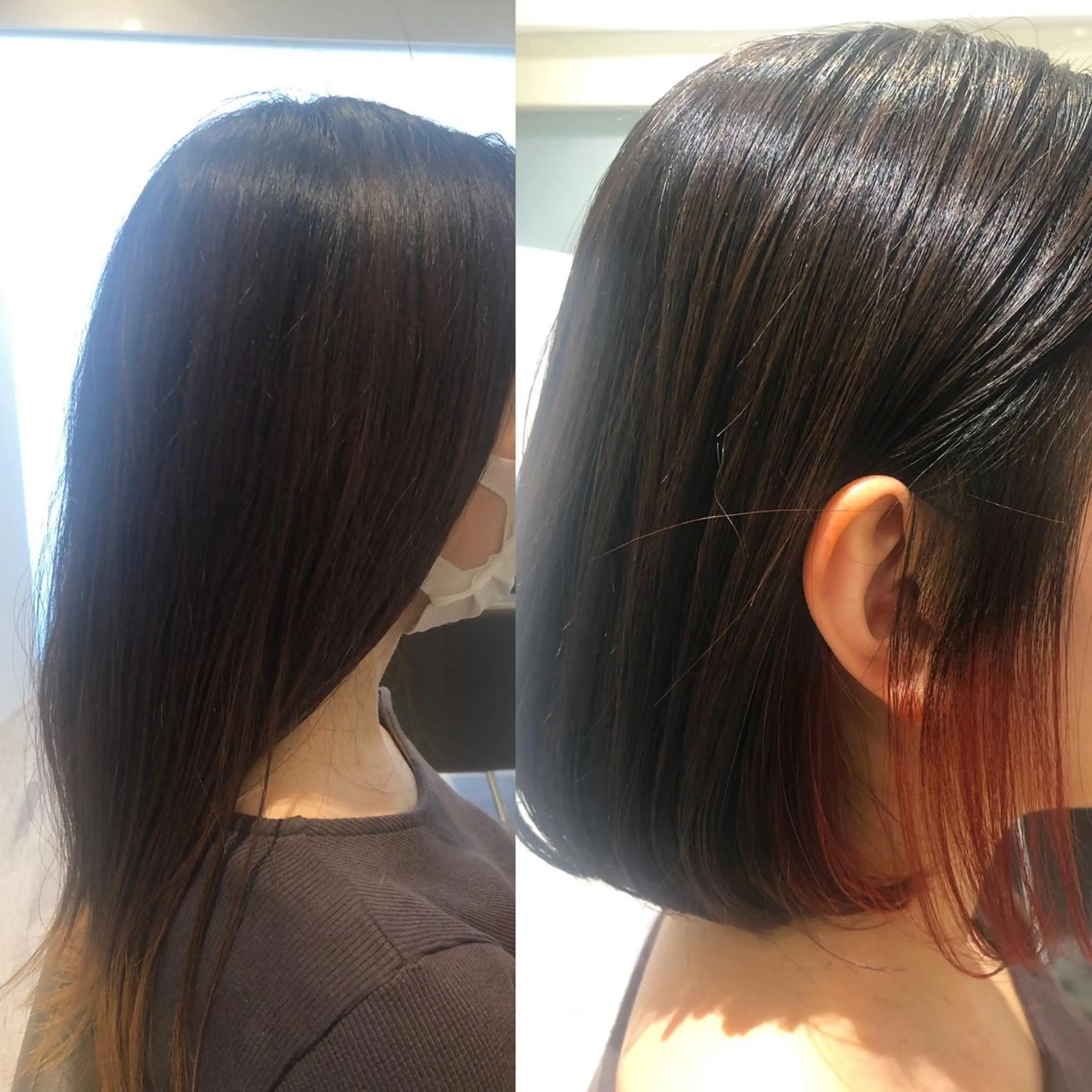 ミディアム カラー カット ヘアカラー トリートメント MignonS 仙幸 大輔のヘアスタイル