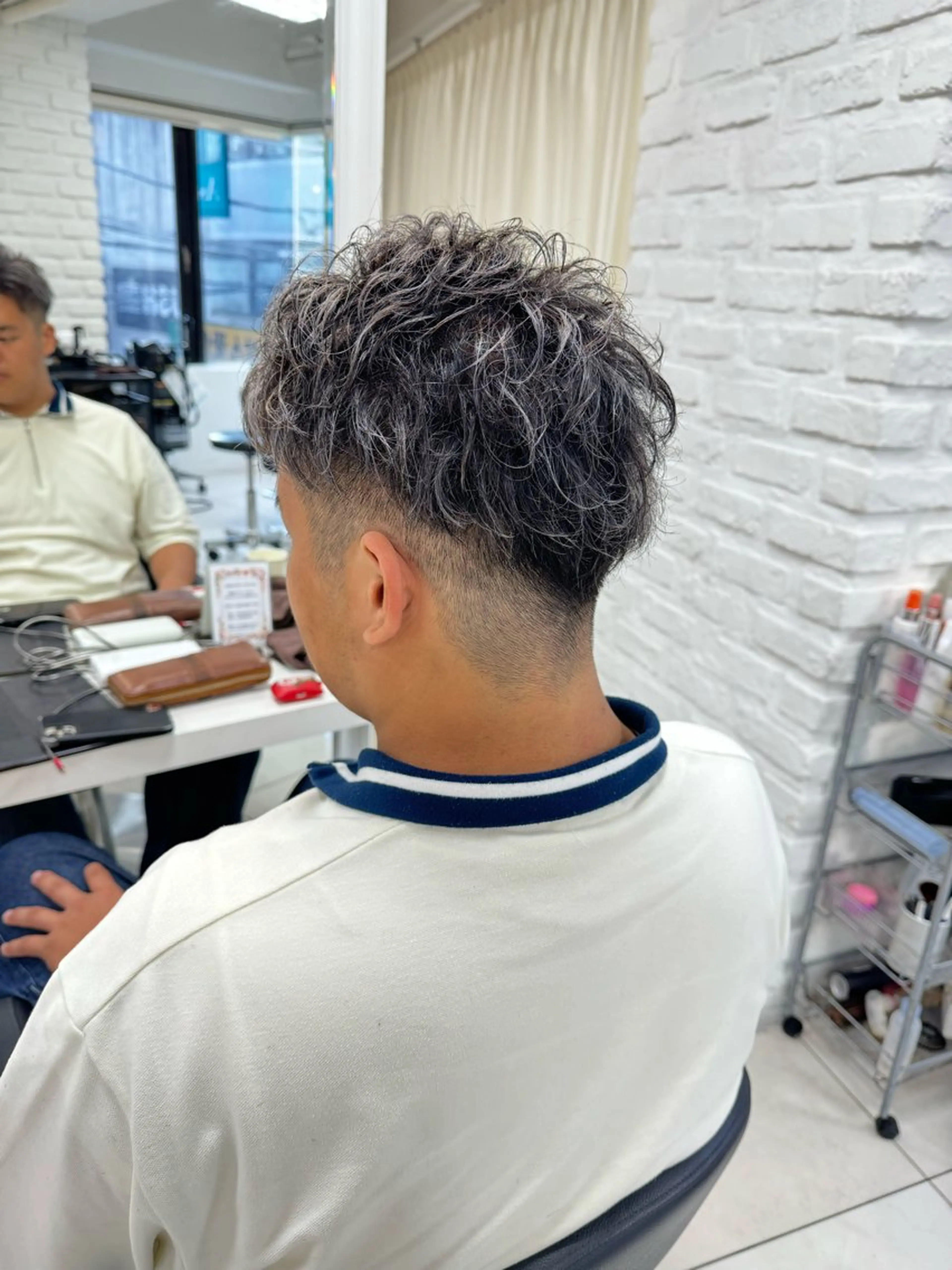 ショート カラー メンズ カット ヘアカラー トリートメント 【デザインカラー】 粥川佳日望のヘアスタイル