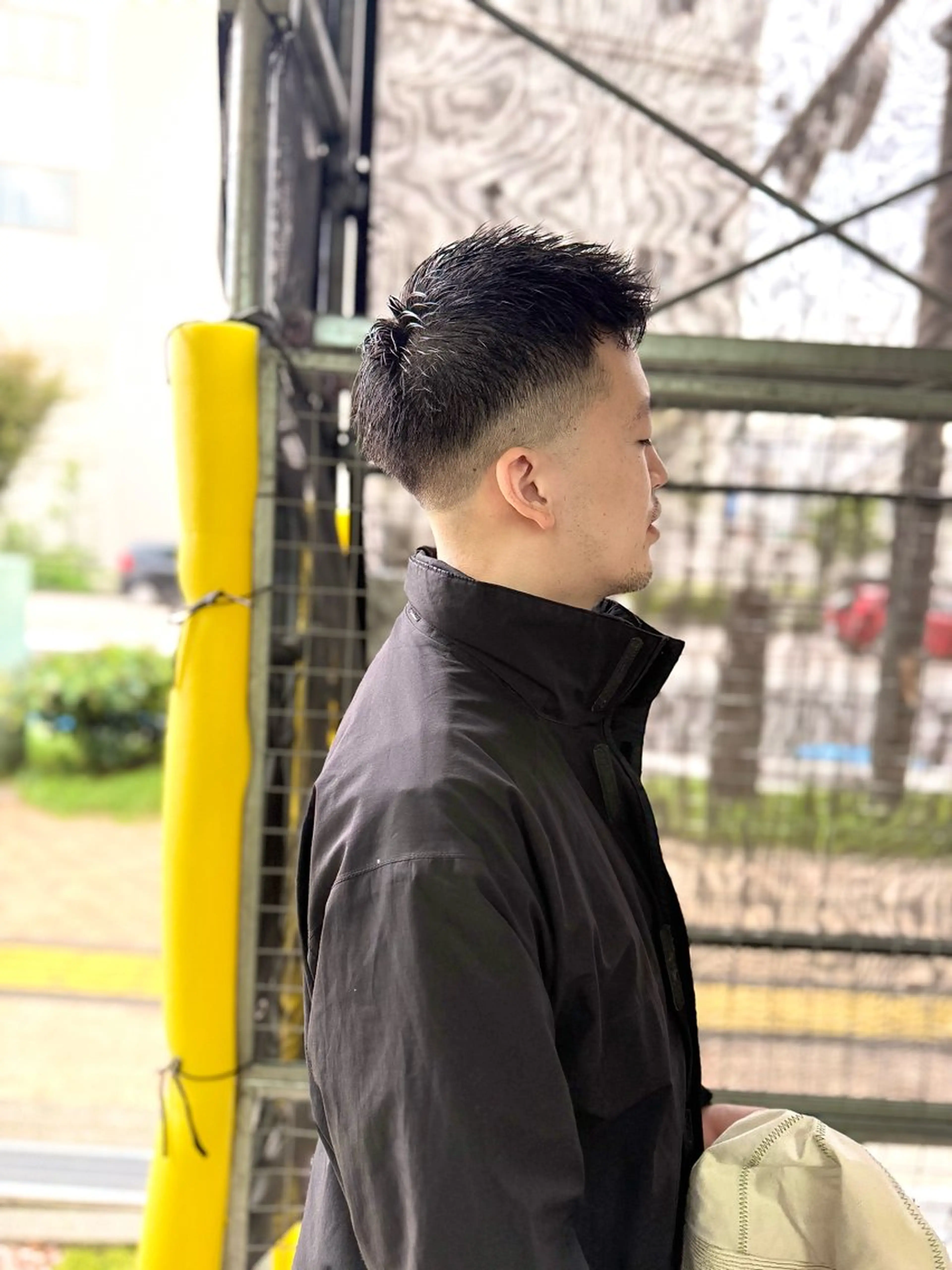 ショート メンズ フェードカット スキンフェード カット メンズパーマの達人 /タカシマ　ダイスケのヘアスタイル