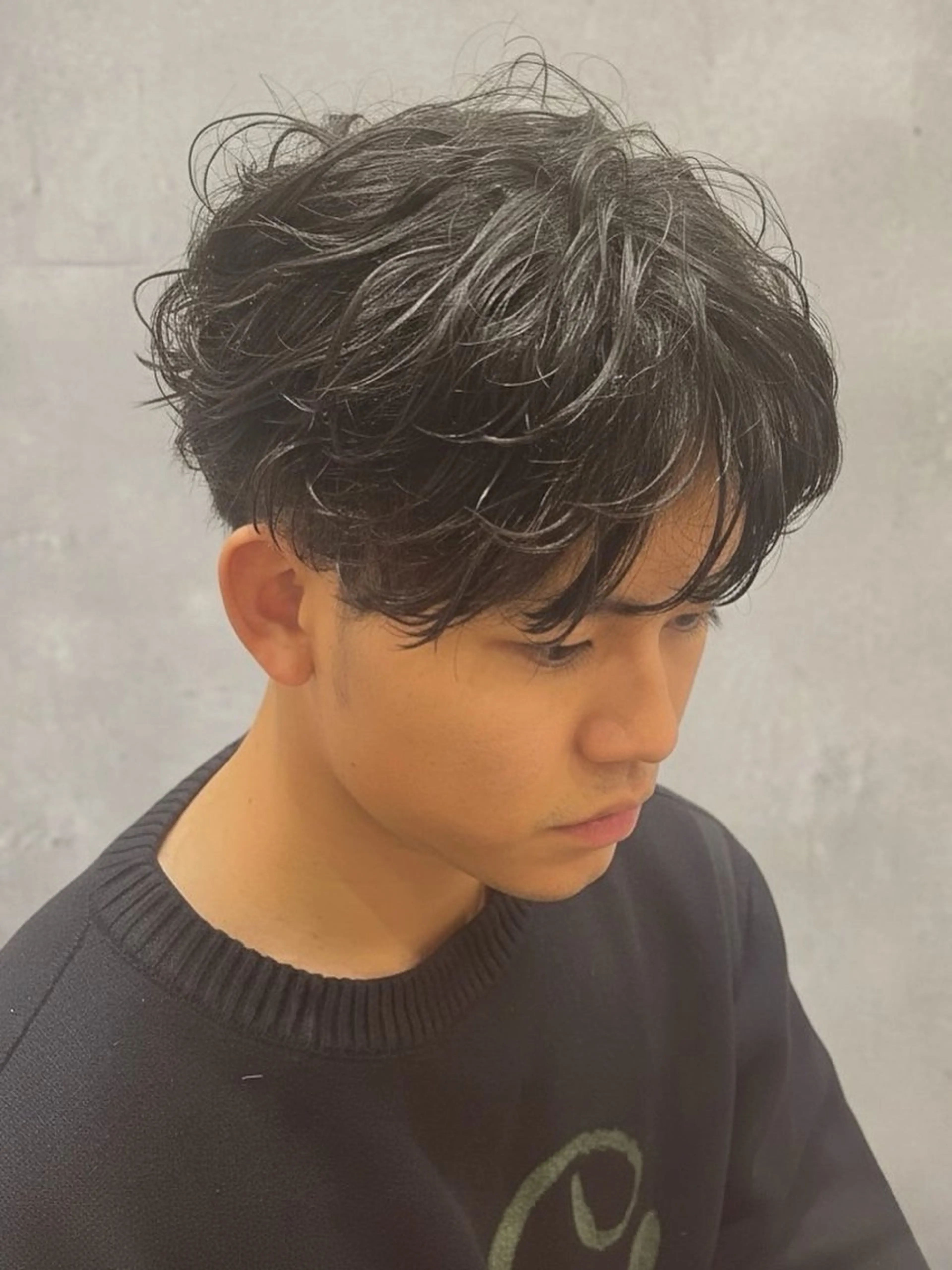 メンズ人気No.2🤩カット+ツイストスパイラルパーマ+オージュアトリートメント付き💫の写真