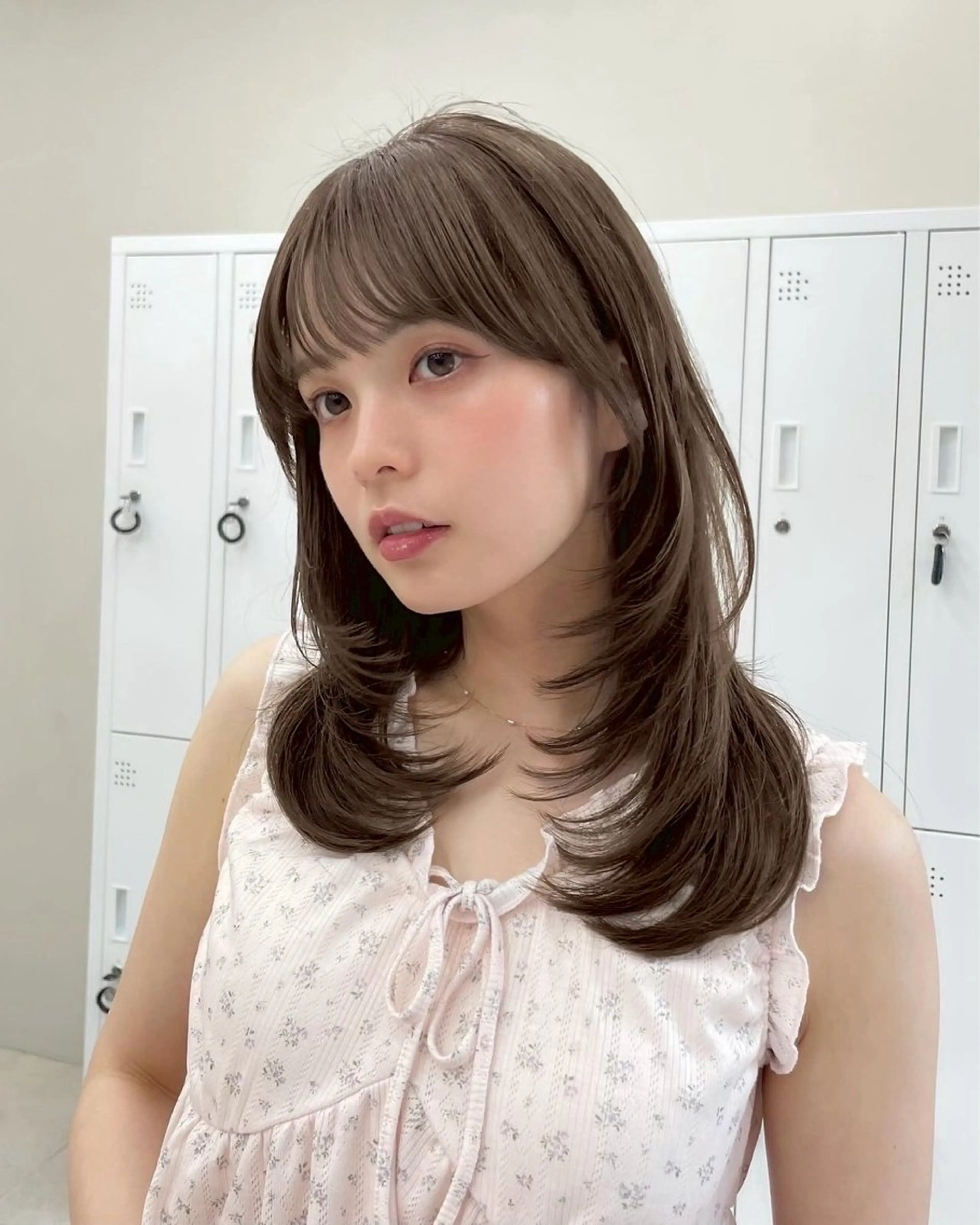 セミロング 透明感カラー🎨 たくまのヘアスタイル