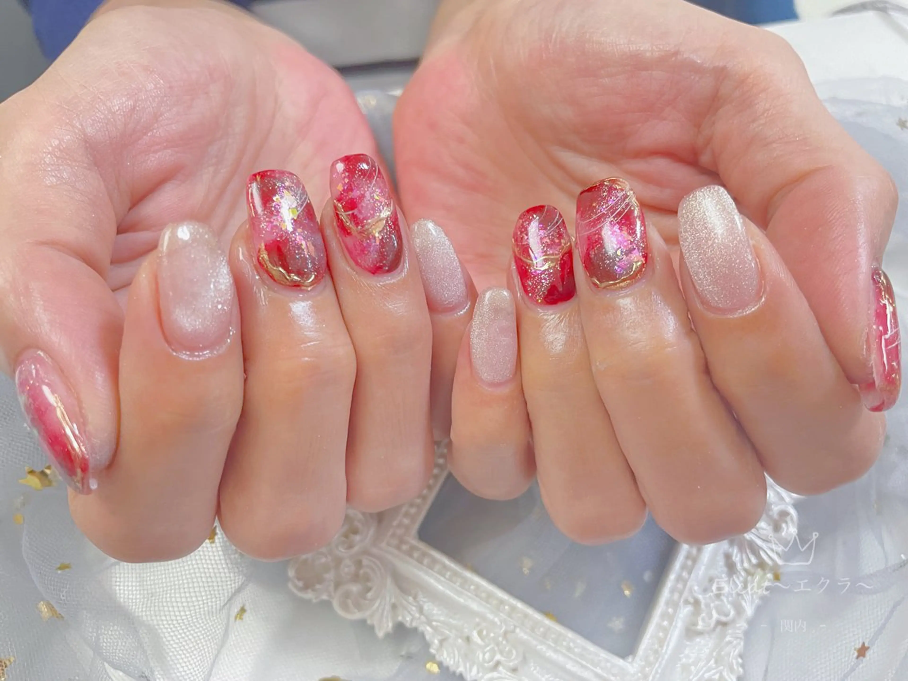 ネイル ハンドネイル ハンドケア ネイルサロンエクラ 🫧Shizukaのネイルデザイン