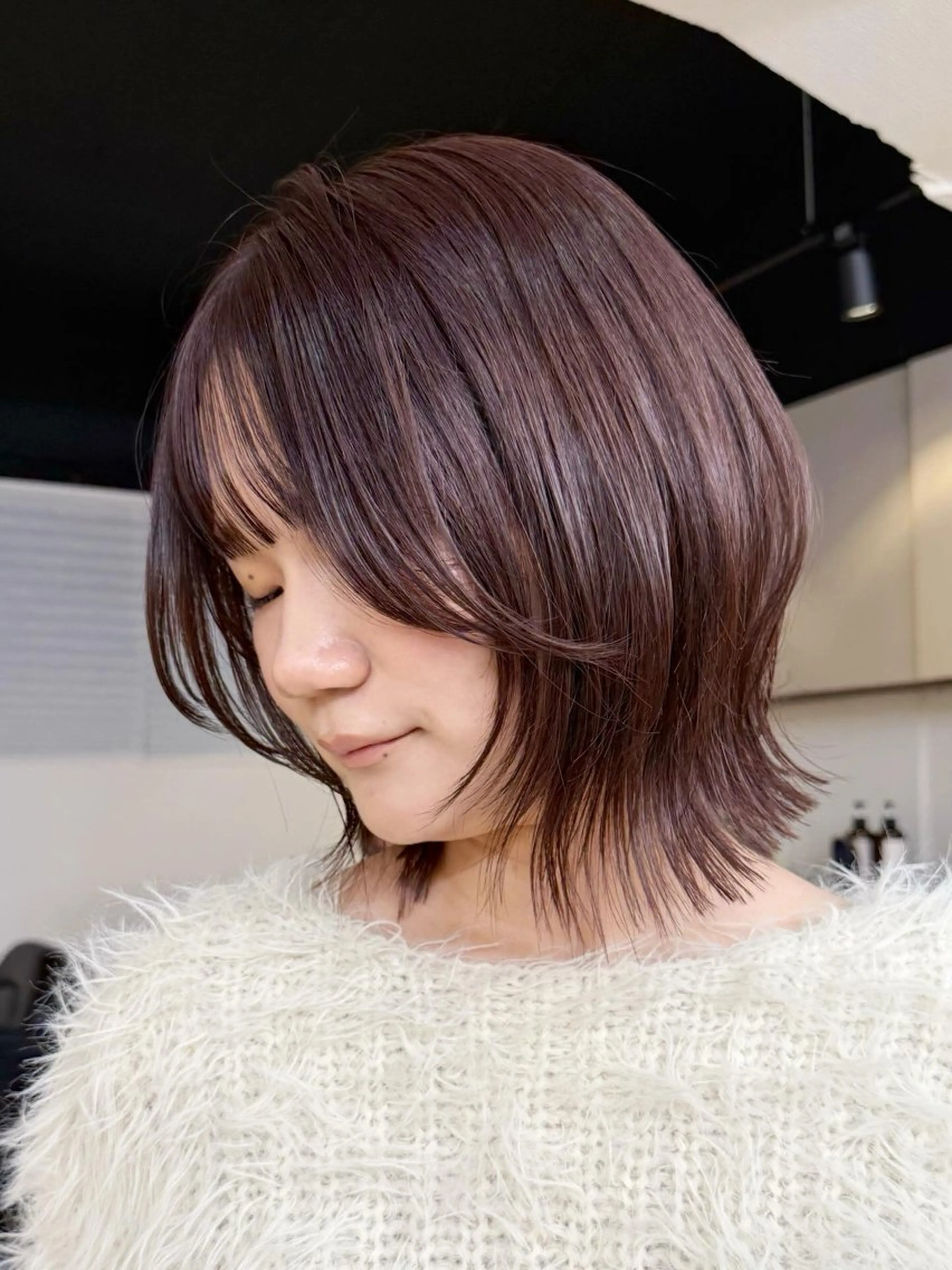 ショート カラー カット ヘアカラー トリートメント ♡アヤメ/レイヤー ボブ♡渋谷のヘアスタイル