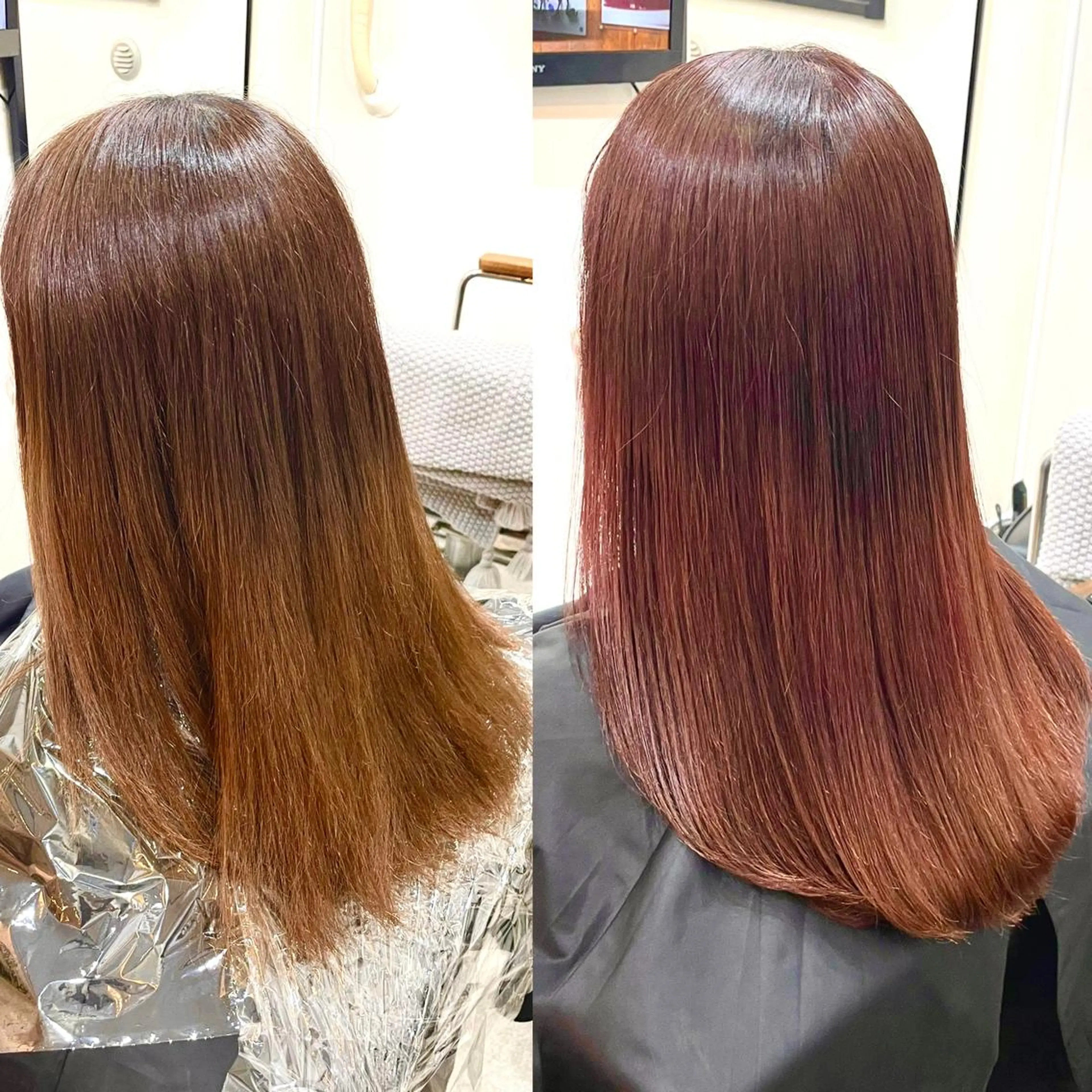 ロング カラー トリートメント ヘアカラー トリートメント SUN GLOW  サングロウ所属・ナカノメ トシアキのヘアスタイル
