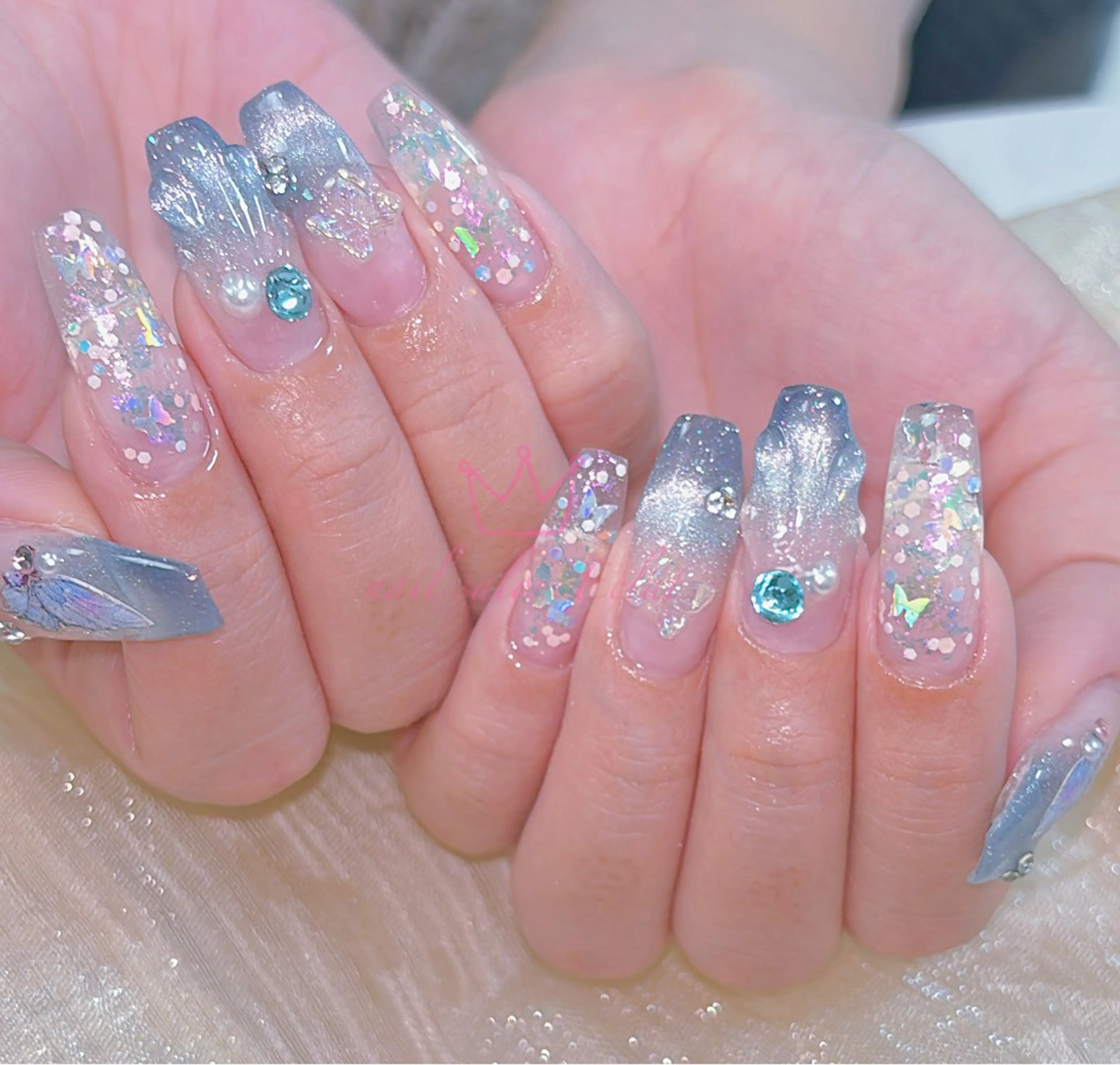 ネイル ハンドネイル ネイルサロンエクラ 🫧Shizukaのネイルデザイン