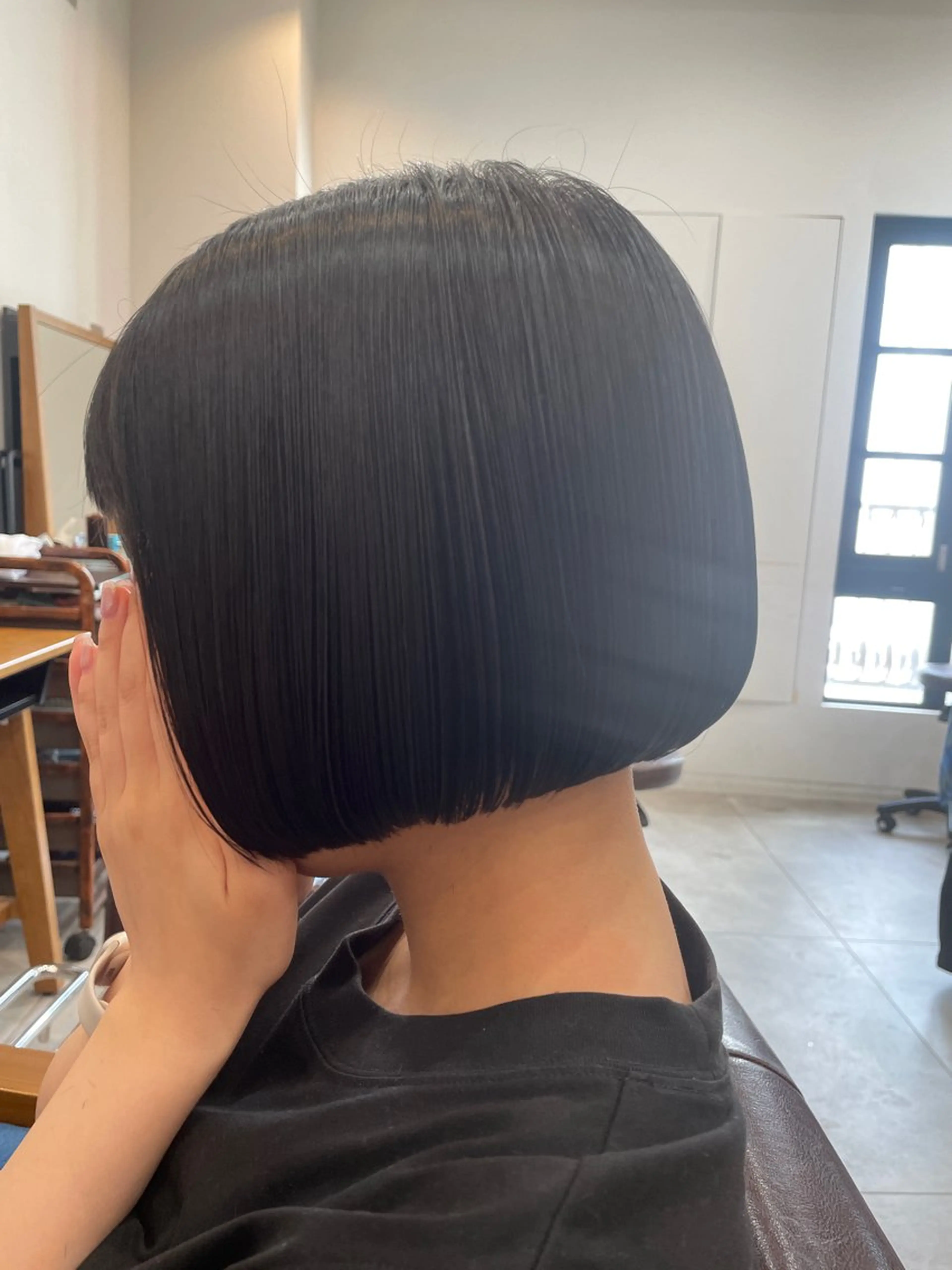 ショート ボブ オオシロ ユウマのヘアスタイル