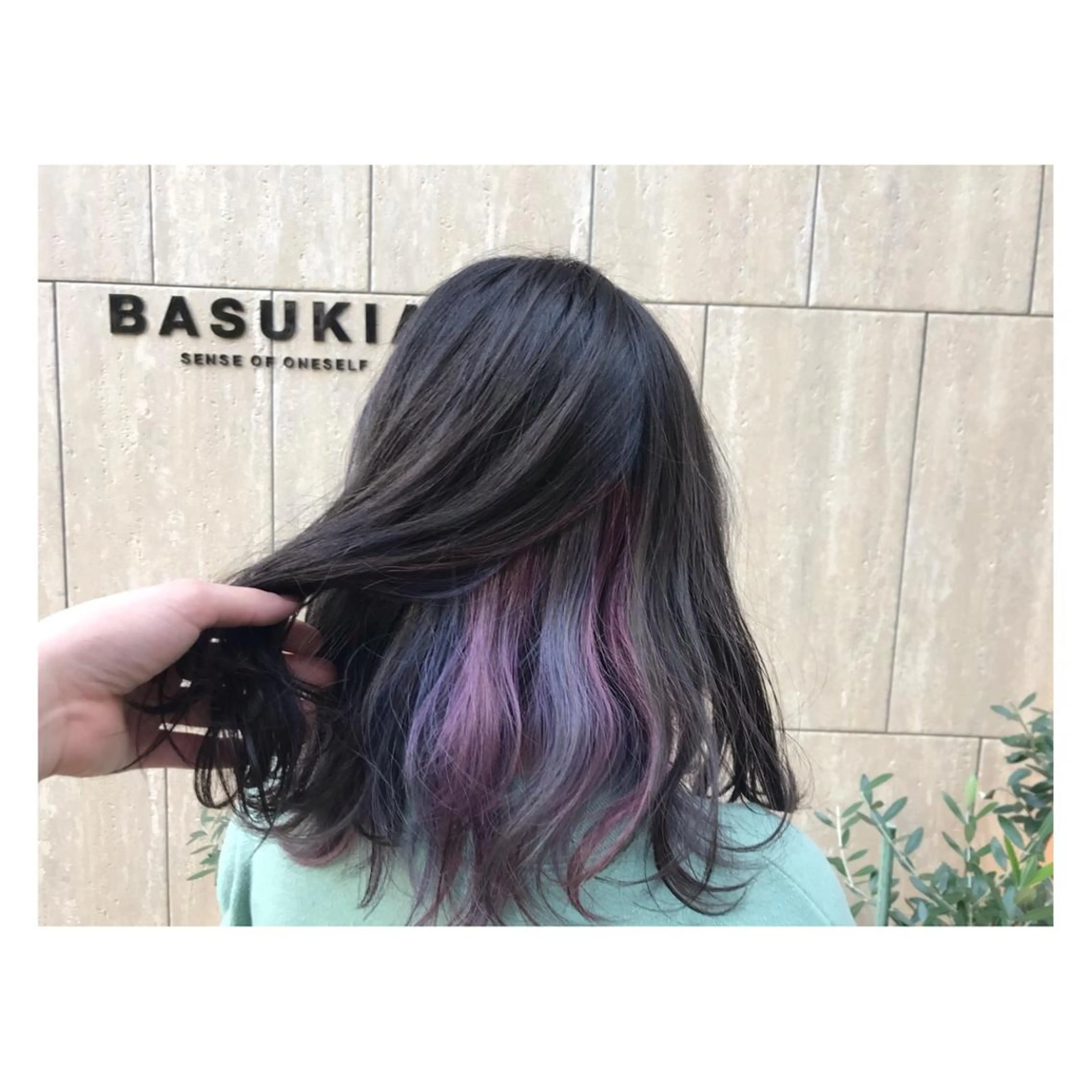 ミディアム カラー BASUKIA 西宮 甲子園口所属・𝙢𝙚𝙣'𝙨 𝙝𝙖𝙞𝙧高津のヘアスタイル