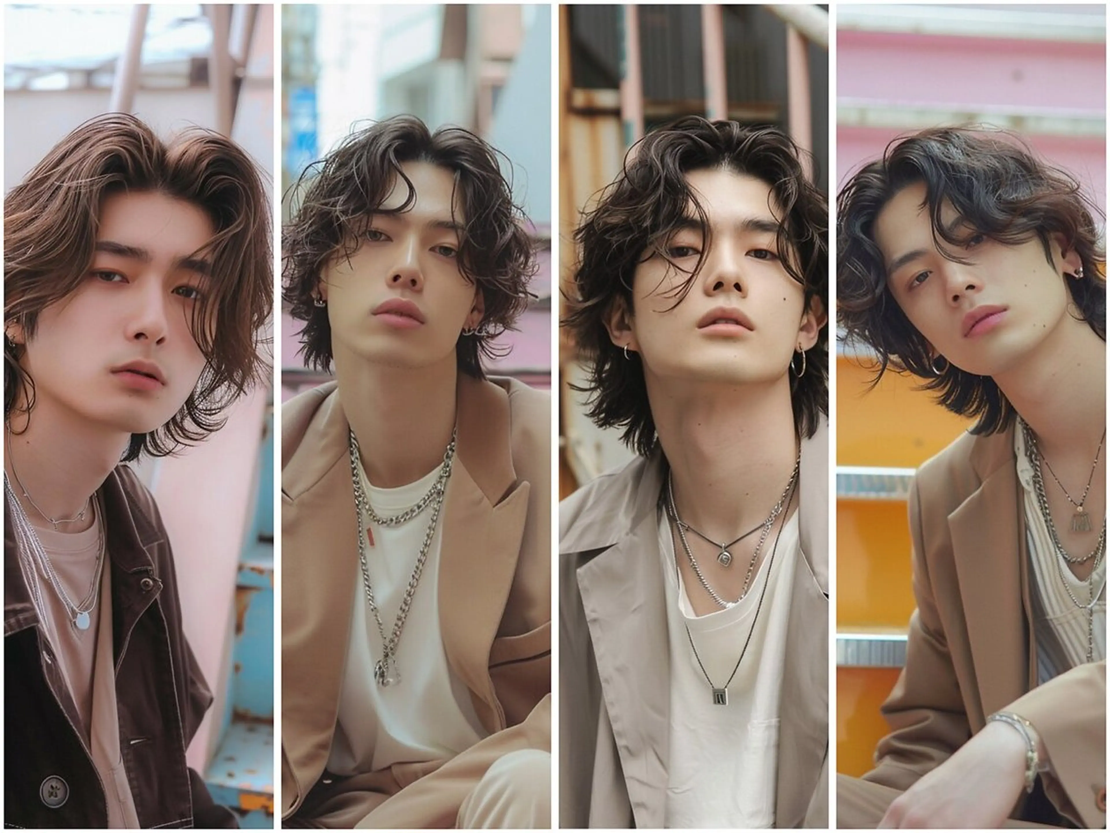 セミロング カット パーマ トリートメント 池袋/ダブルカラー GLADGE🩵のヘアスタイル