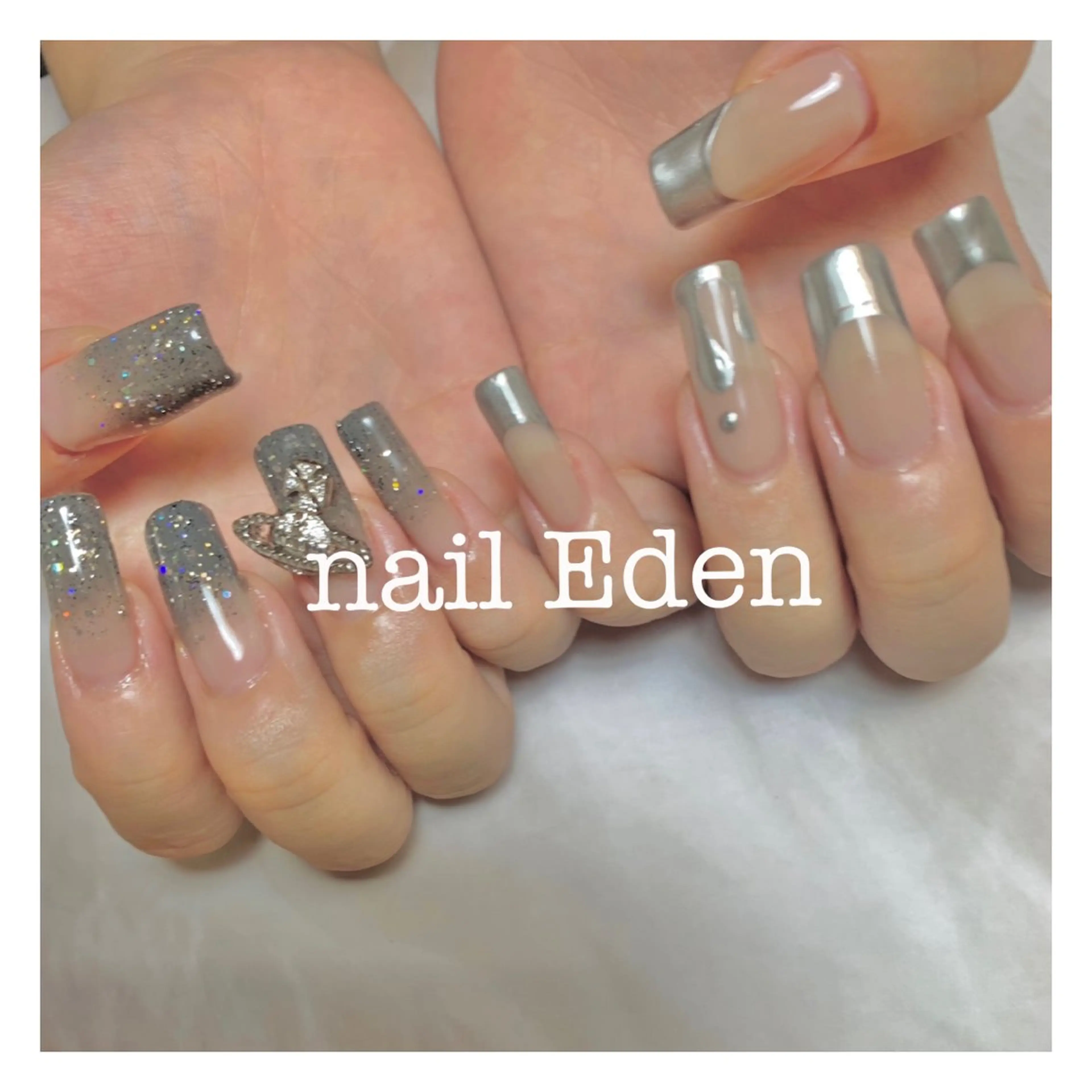 ネイル 持ち込み ハンドネイル ハンドケア Eden　private nail saron所属・Eden ♾️のネイルデザイン