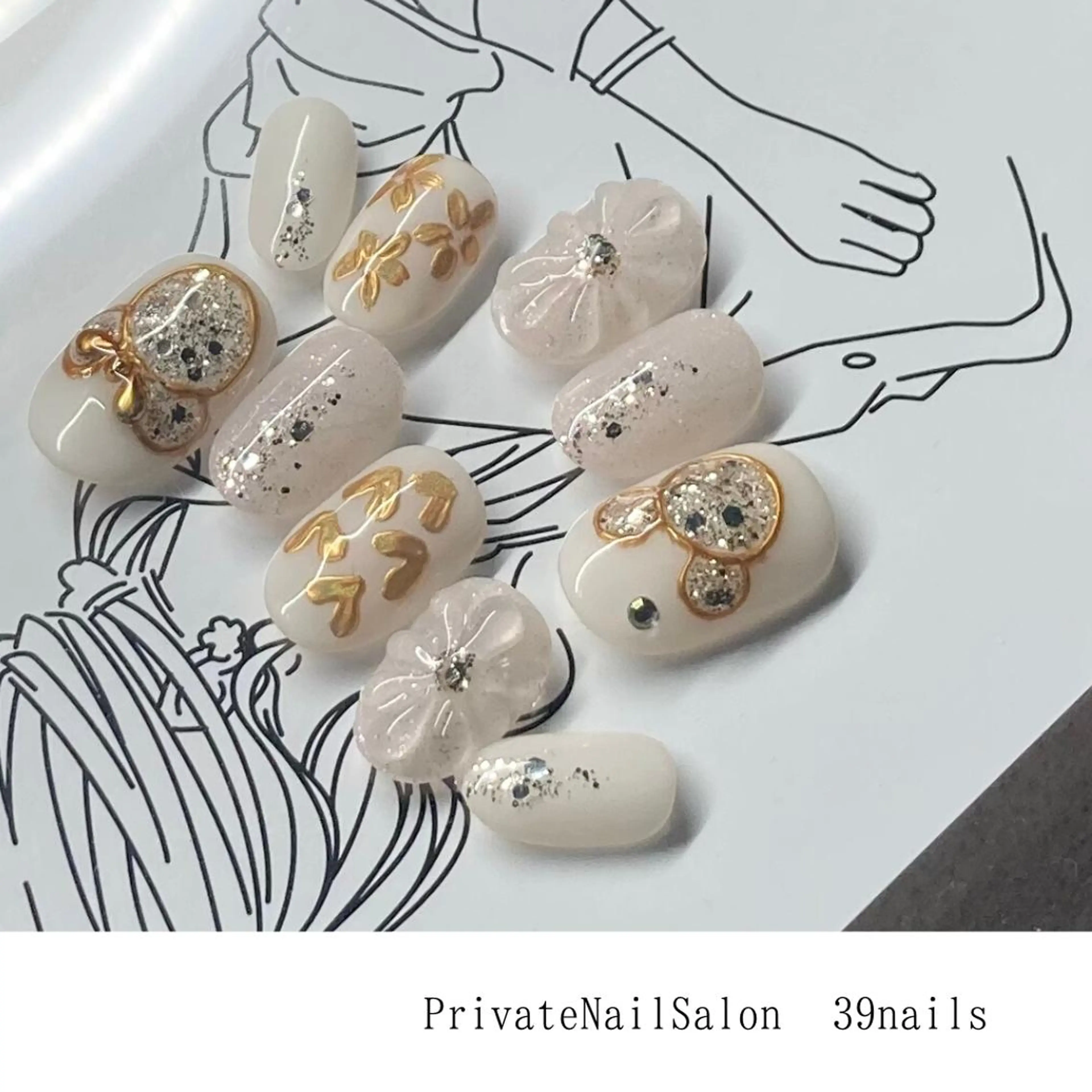 ネイル 39-nails EharaMikuのネイルデザイン