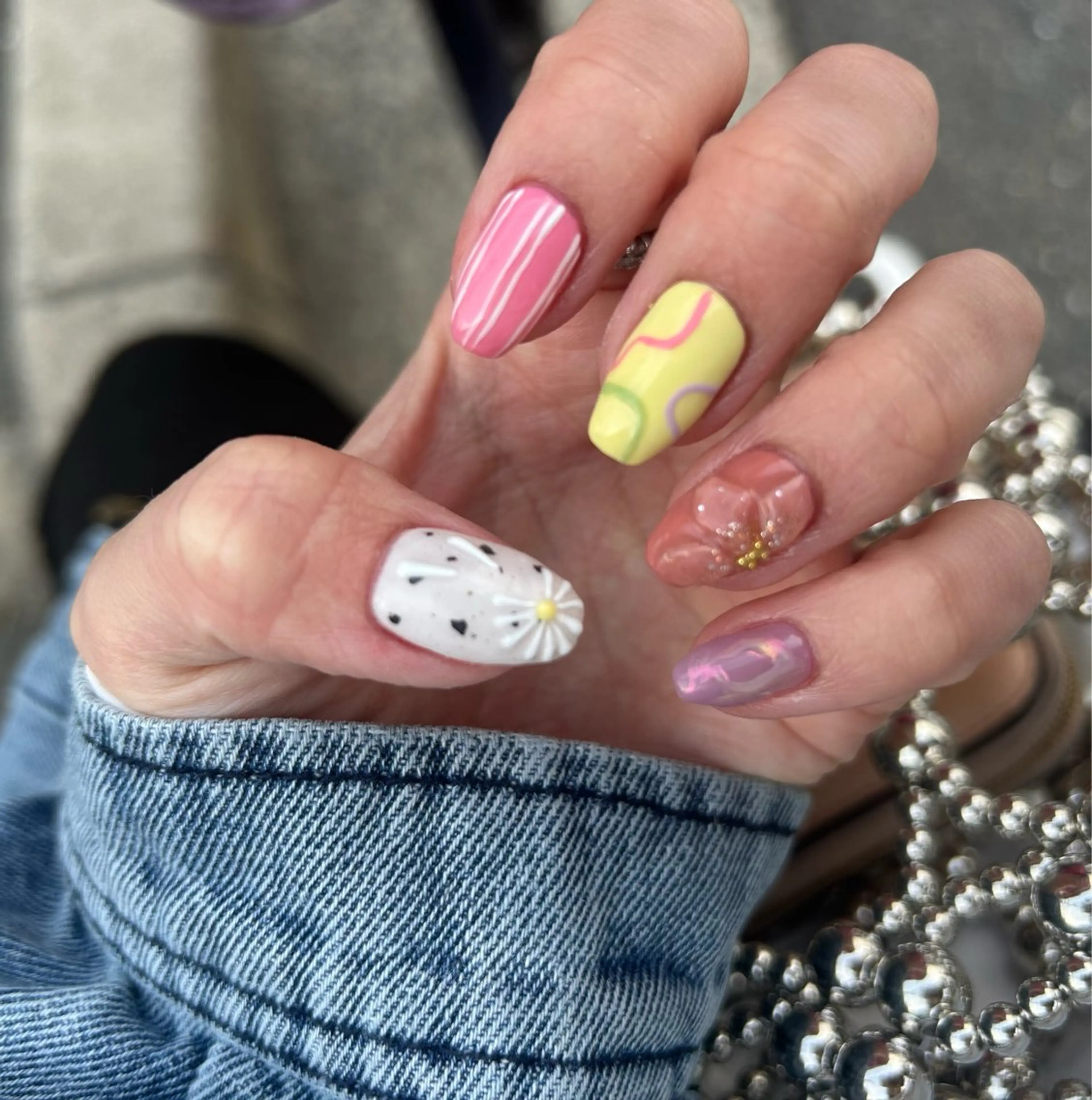 ネイル ハンドネイル 🎀PLATINUM DOLL はな🎀のネイルデザイン