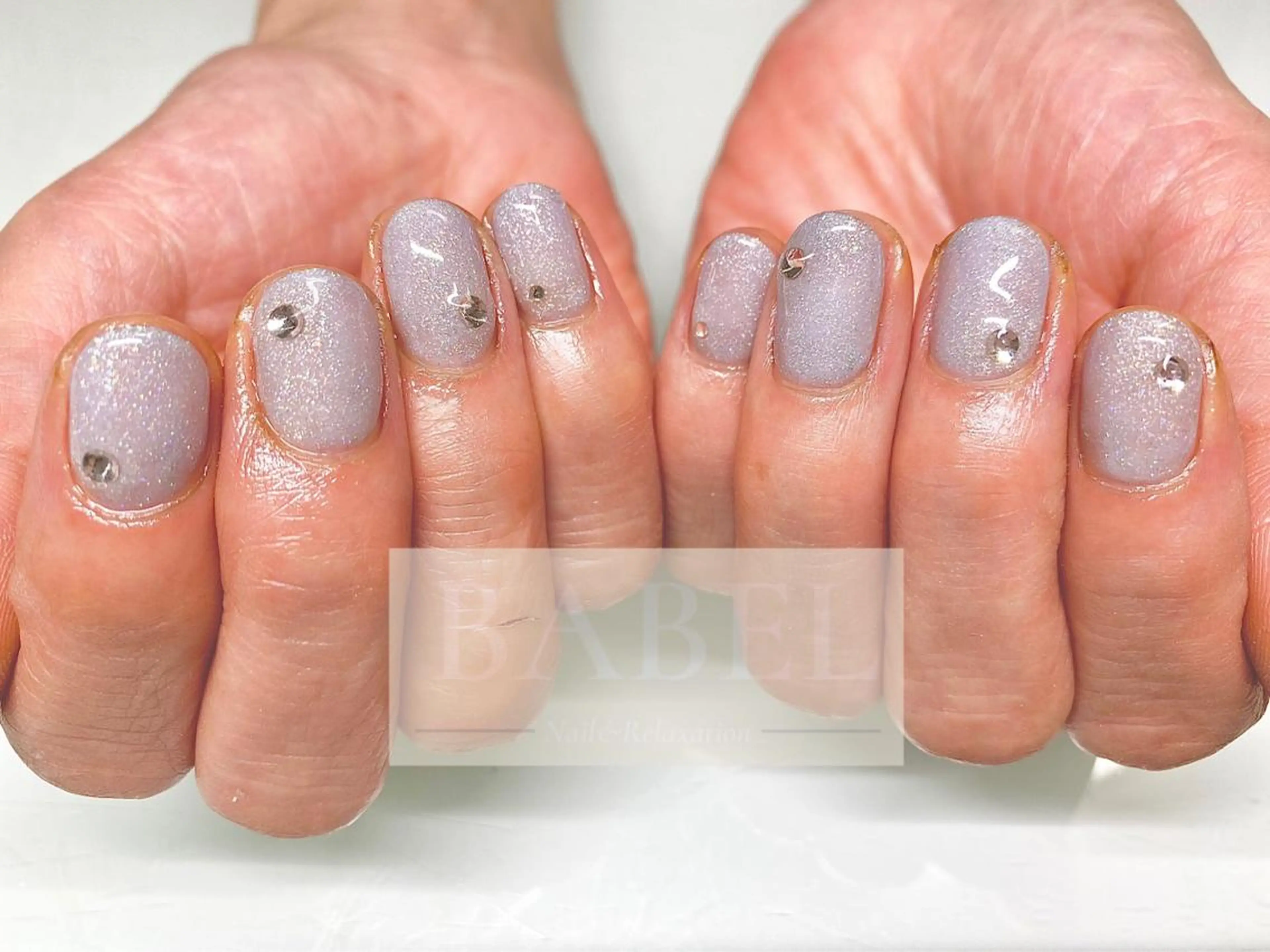 ネイル オフィスネイル ショートネイル ハンドネイル BABELバベル所属・江戸川橋✨BABEL 【バベル】大人可愛いのネイルデザイン